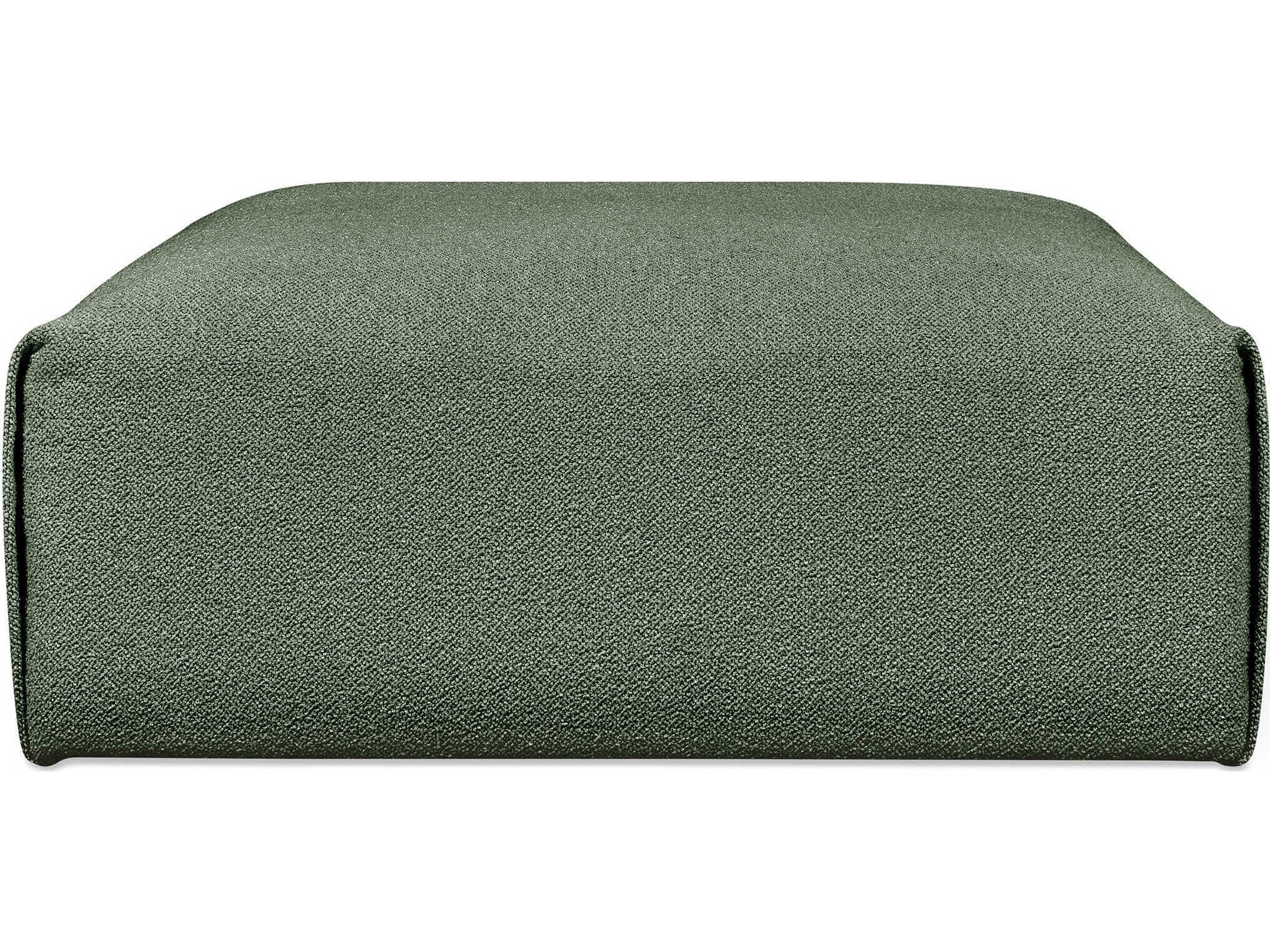 Gus* Modern Nest Morris Pine Green Upholstered Ottoman