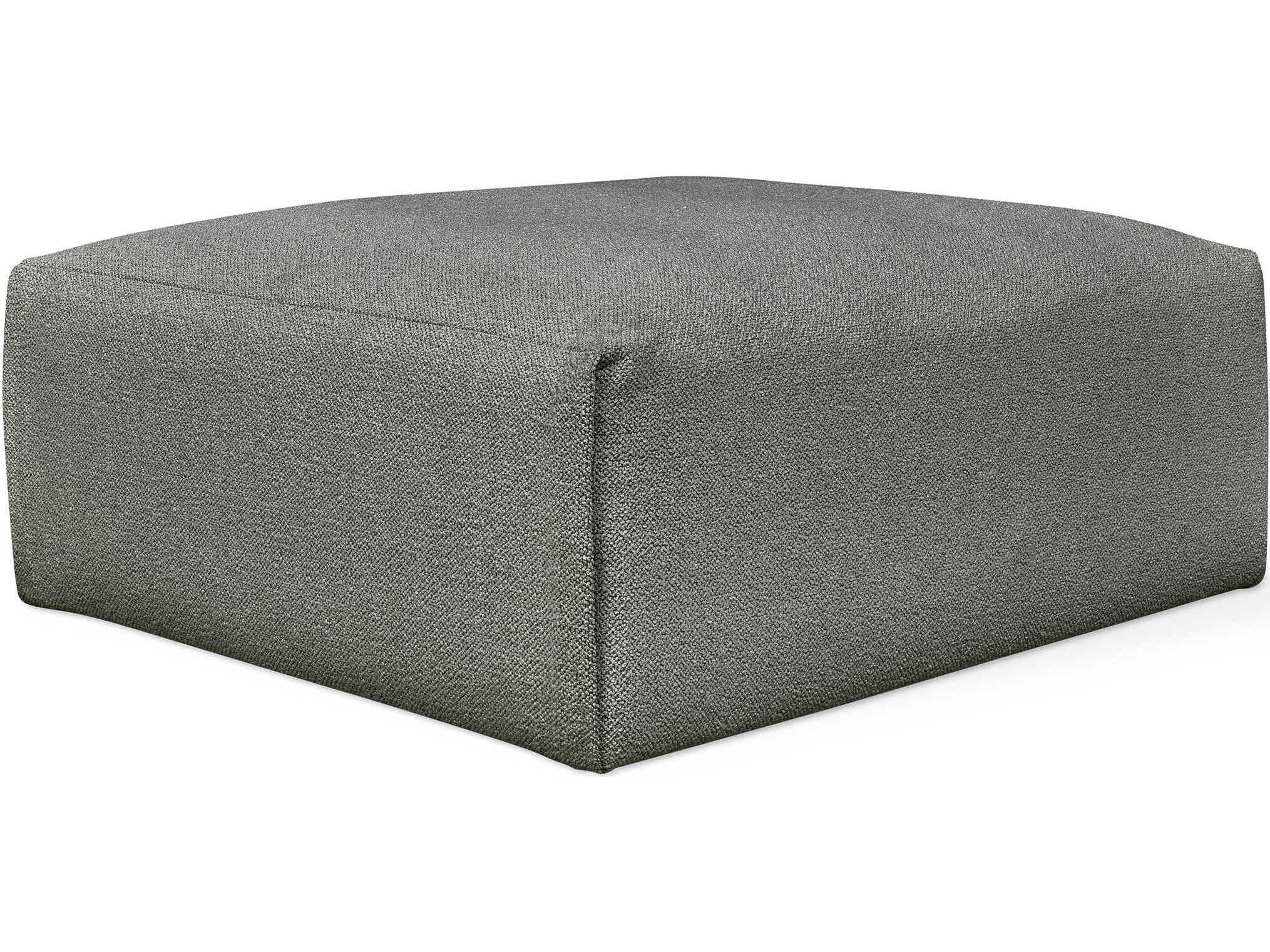 Gus* Modern Nest Morris Scoria Gray Upholstered Ottoman