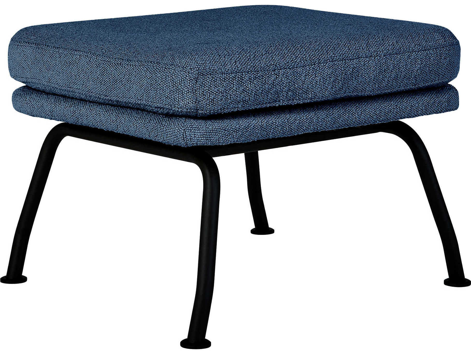 Gus* Modern Tallinn Copenhagen Sea Blue Upholstered Ottoman