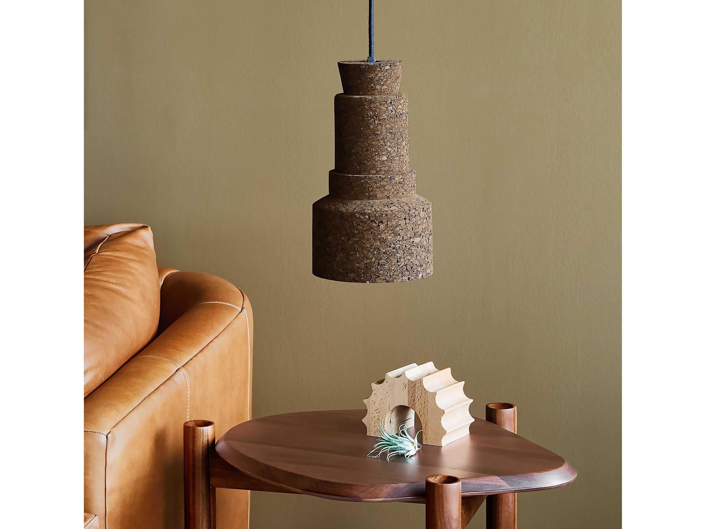 Gus* Modern Buoy Brown Dome Mini Pendant