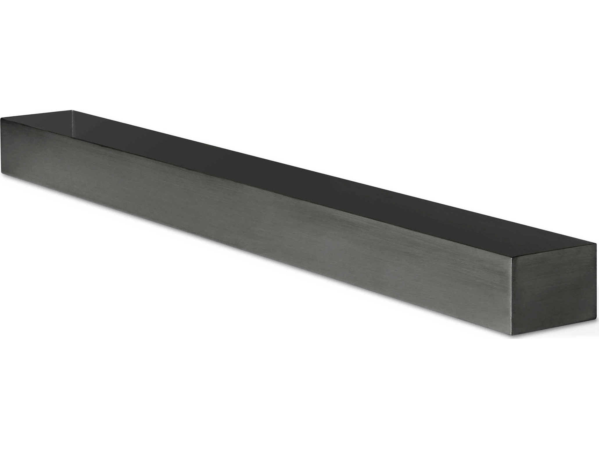 Gus* Modern Vessel Pewter 30" Plant Stand