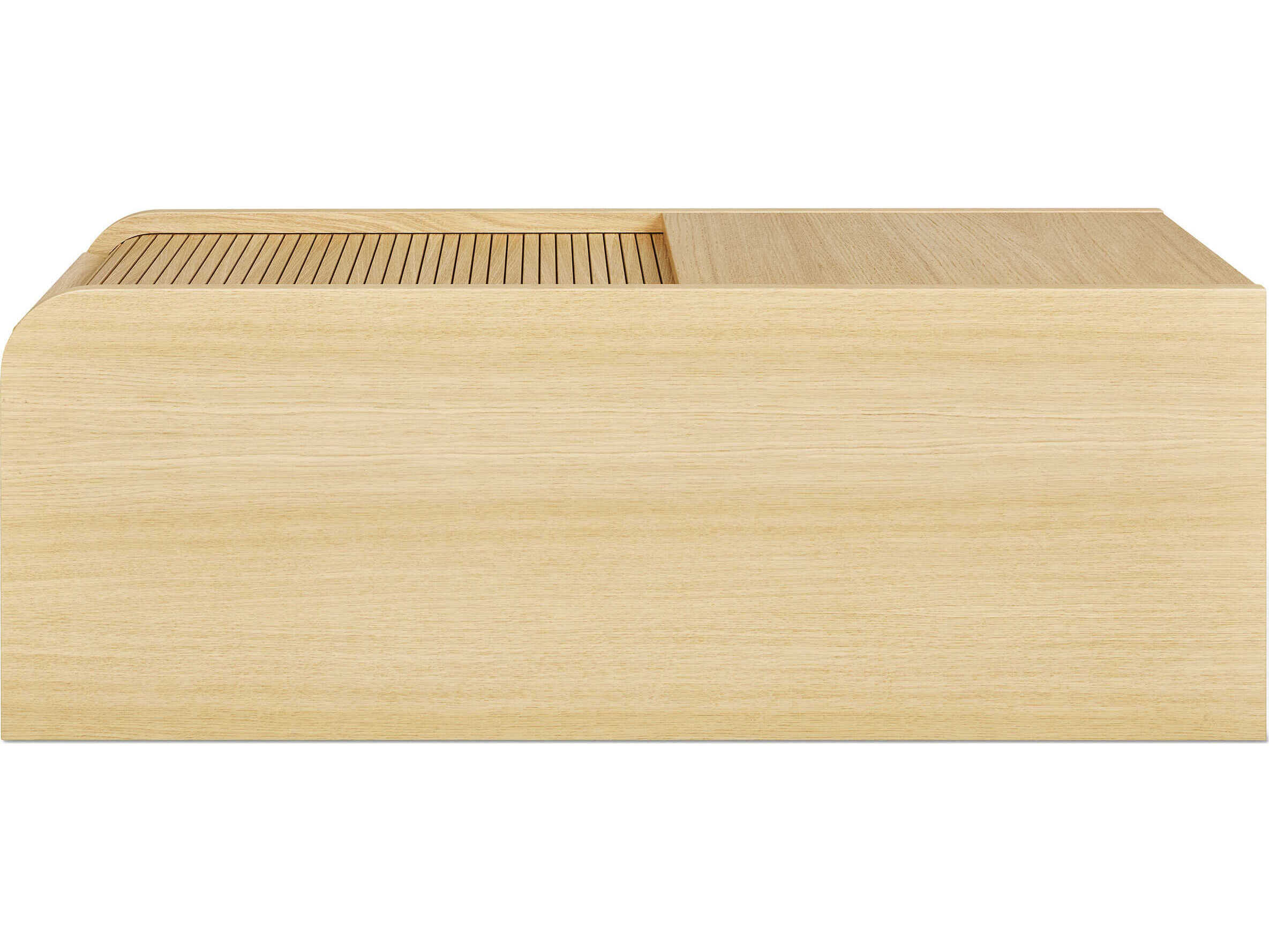 Gus* Modern Ledger Rectangular Wood Vintage Oak Storage Box