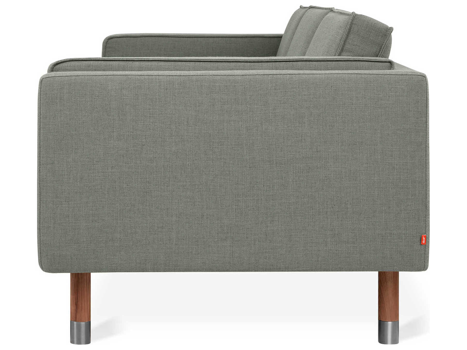 Gus* Modern Augusta Caledon Cinder Gray Upholstered Sofa