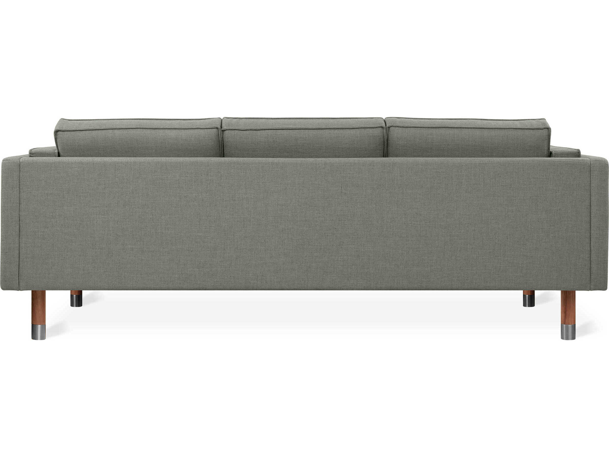 Gus* Modern Augusta Caledon Cinder Gray Upholstered Sofa