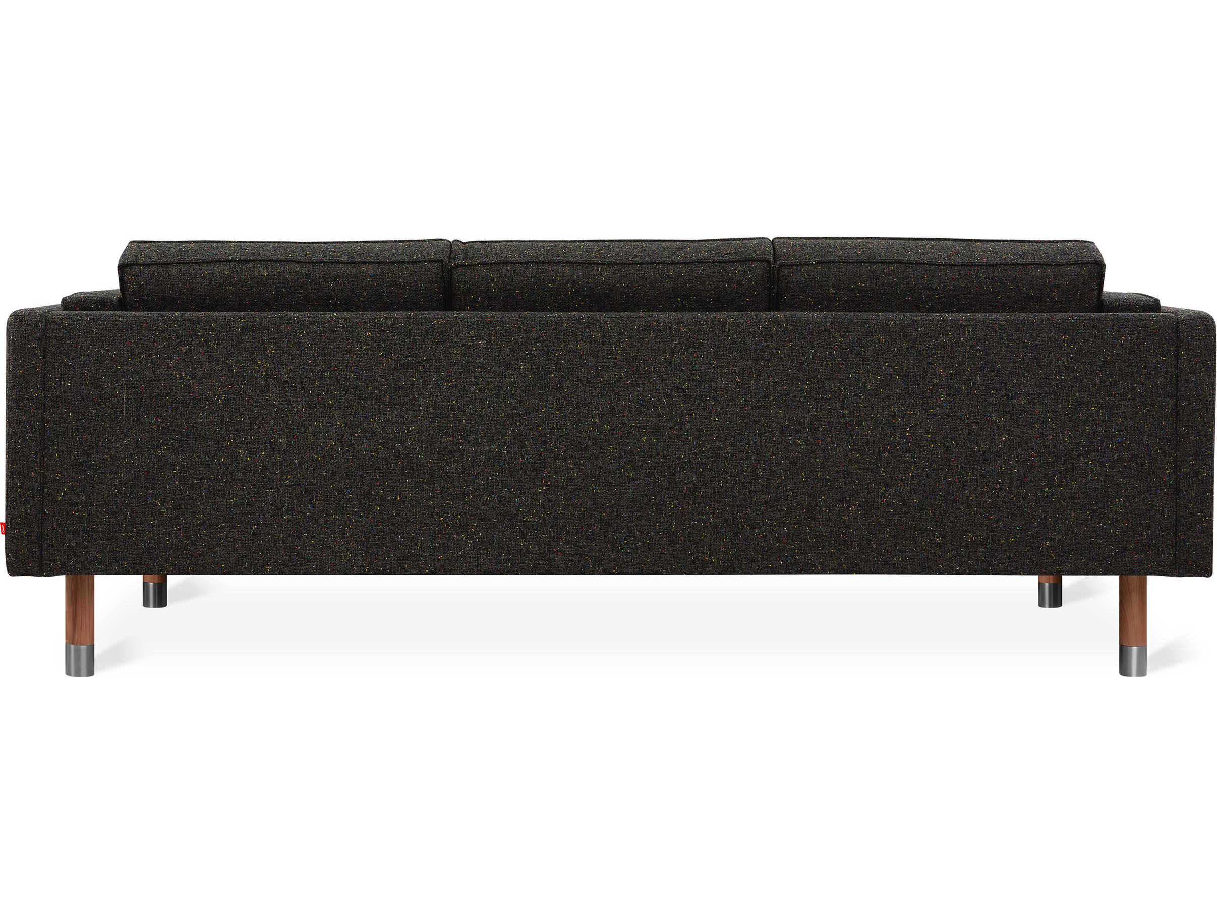 Gus* Modern Augusta Funfetti Galaxy Black Upholstered Sofa