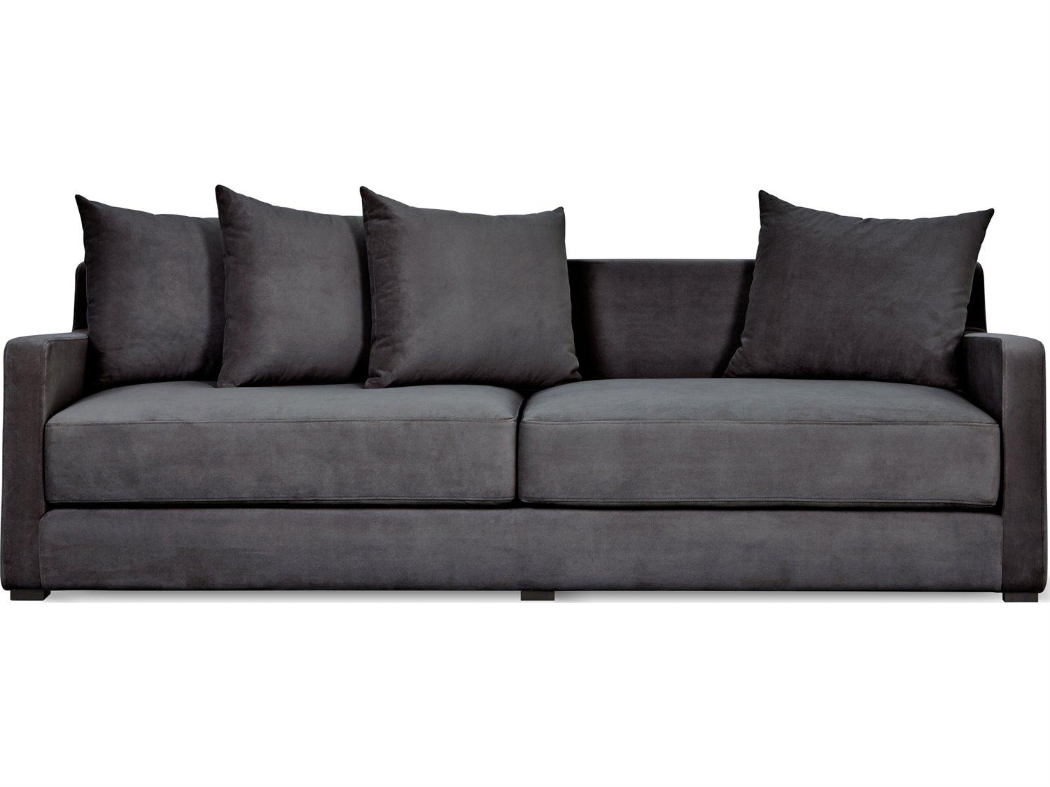 Gus* Modern Flipside Velvet Mercury Gray Upholstered Sofa Bed
