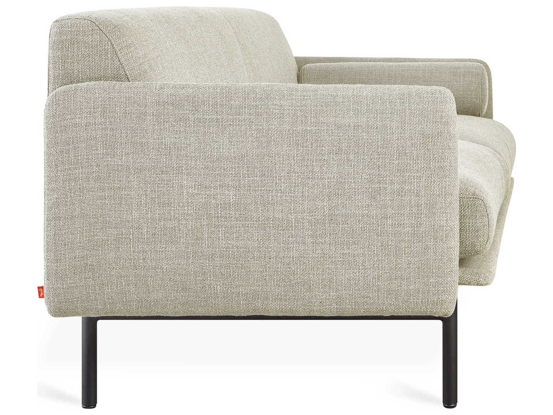 Gus* Modern Foundry Andorra Almond Beige Upholstered Sofa