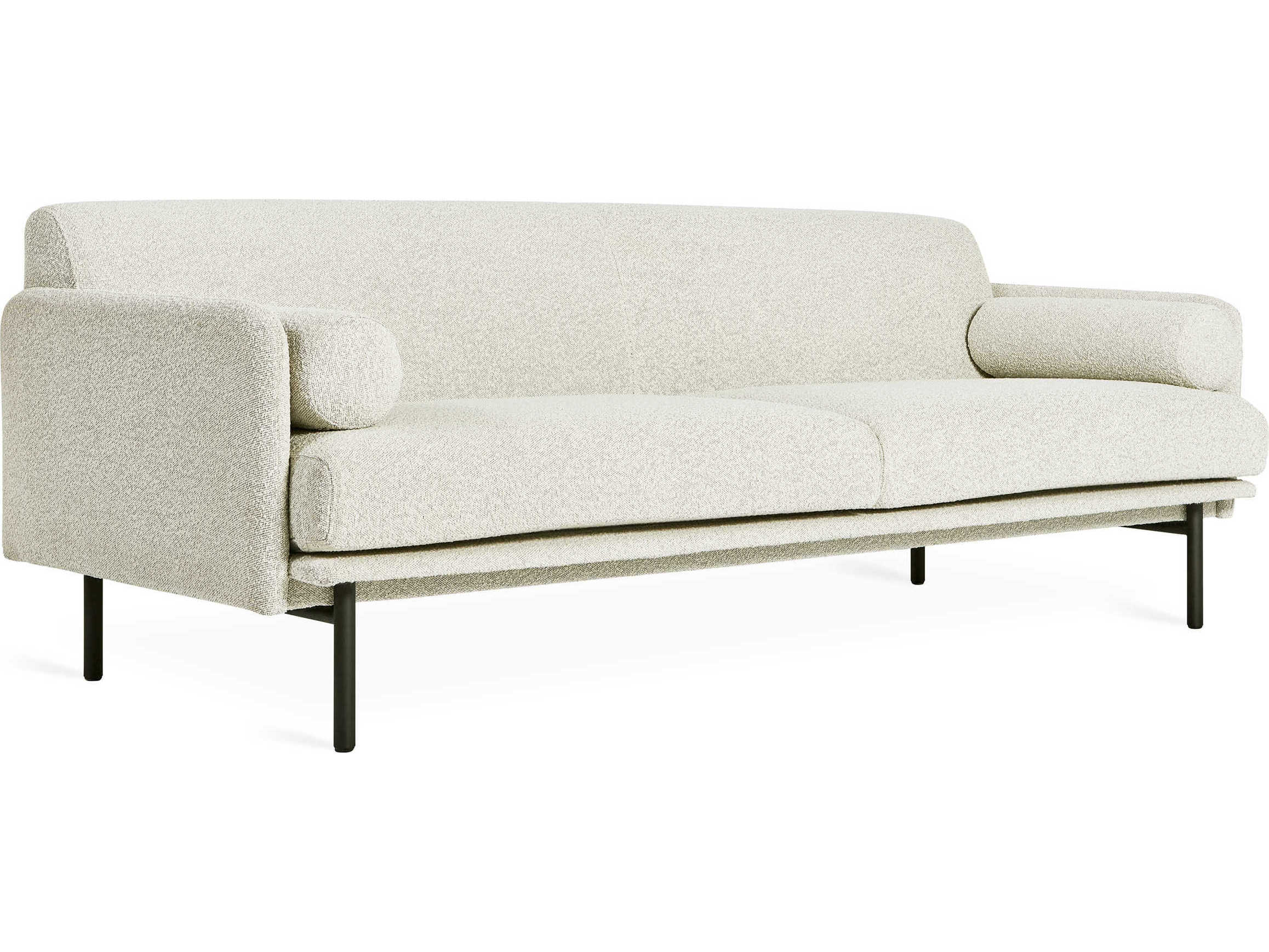 Gus* Modern Foundry Copenhagen Fossil White Upholstered Sofa