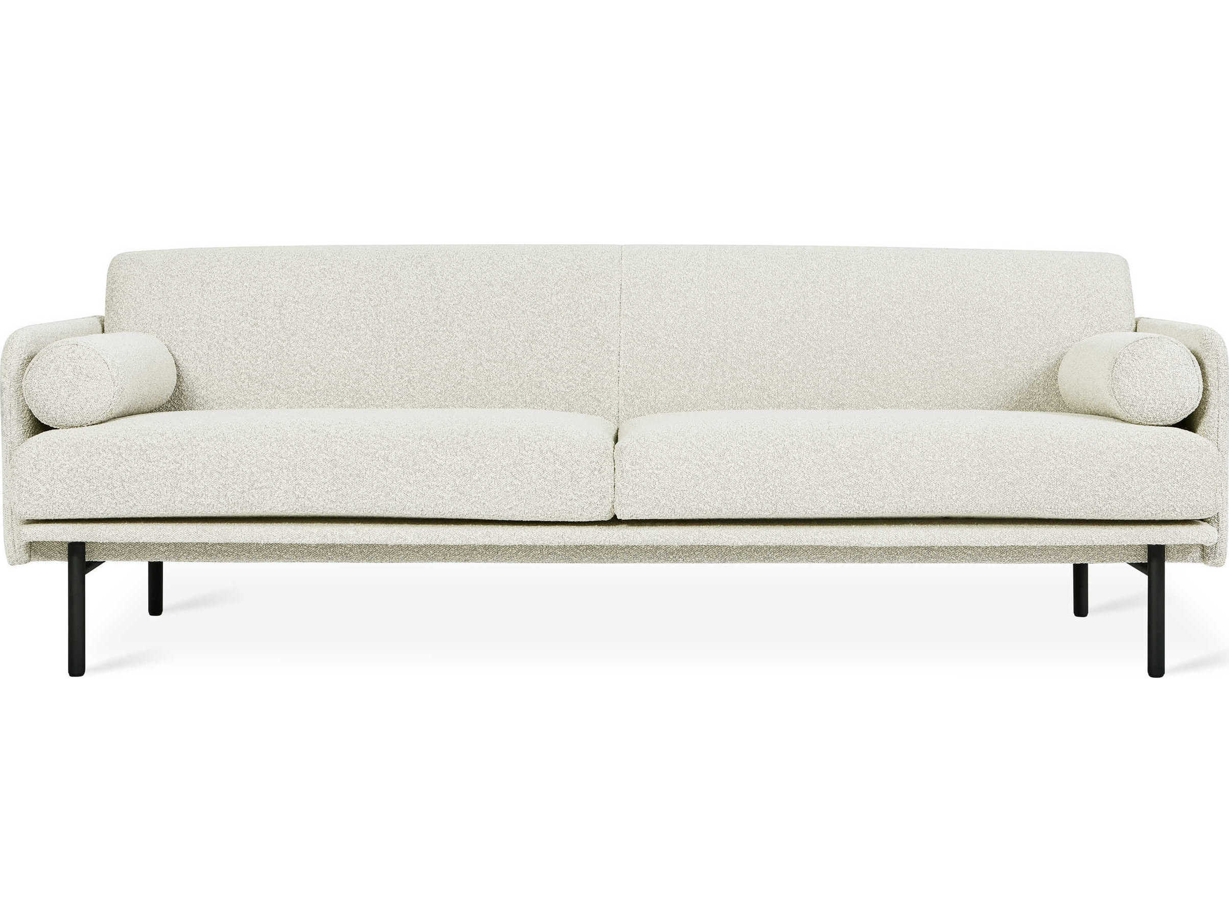 Gus* Modern Foundry Copenhagen Fossil White Upholstered Sofa