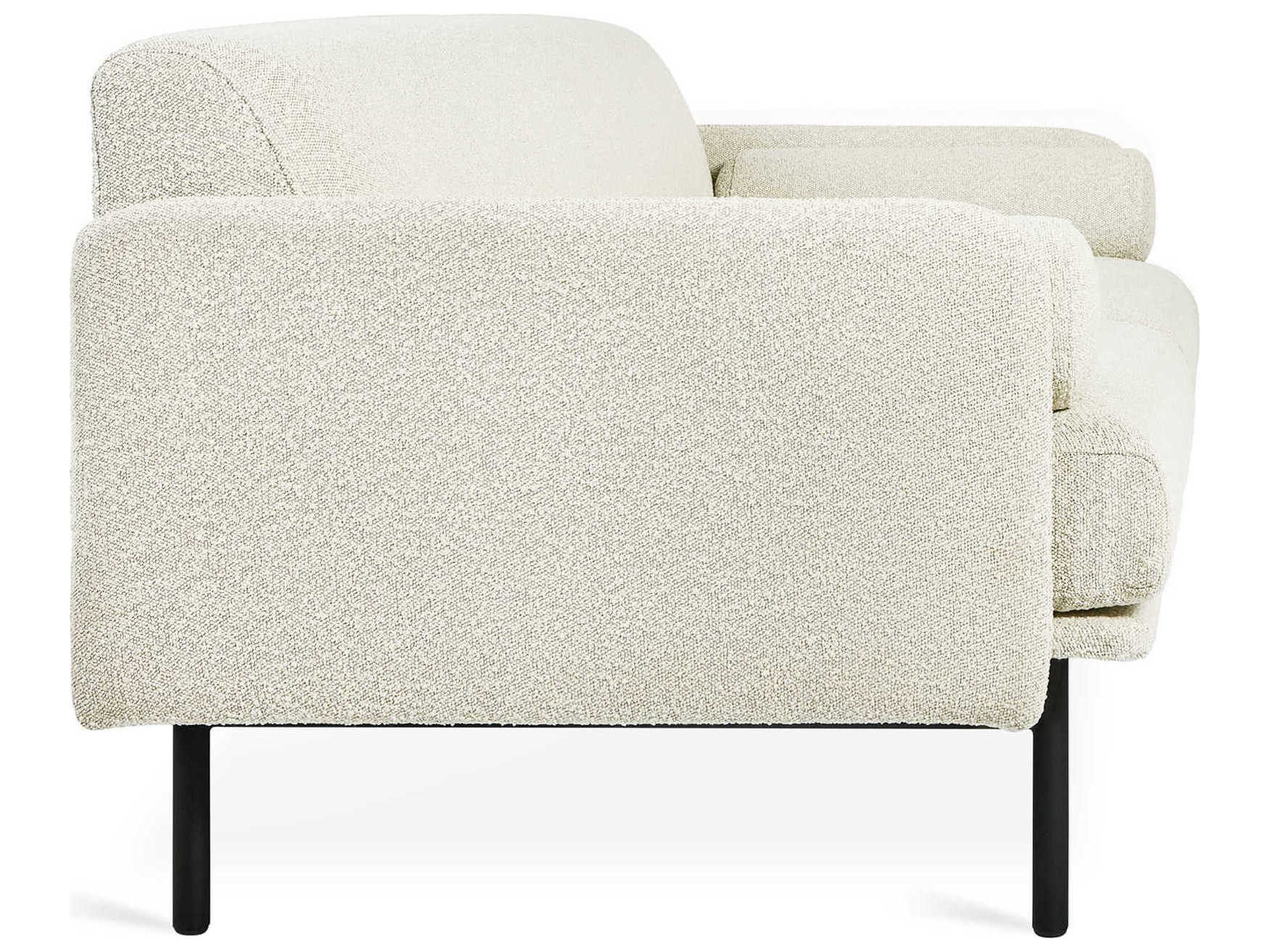 Gus* Modern Foundry Copenhagen Fossil White Upholstered Sofa