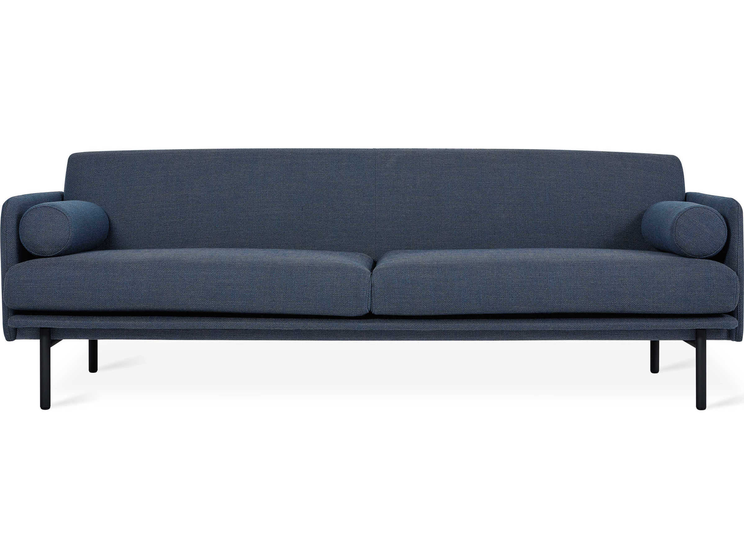 Gus* Modern Foundry Hanson Navy Blue Upholstered Sofa