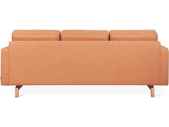 Gus* Modern Jane Caledon Sedona Orange Upholstered Sofa