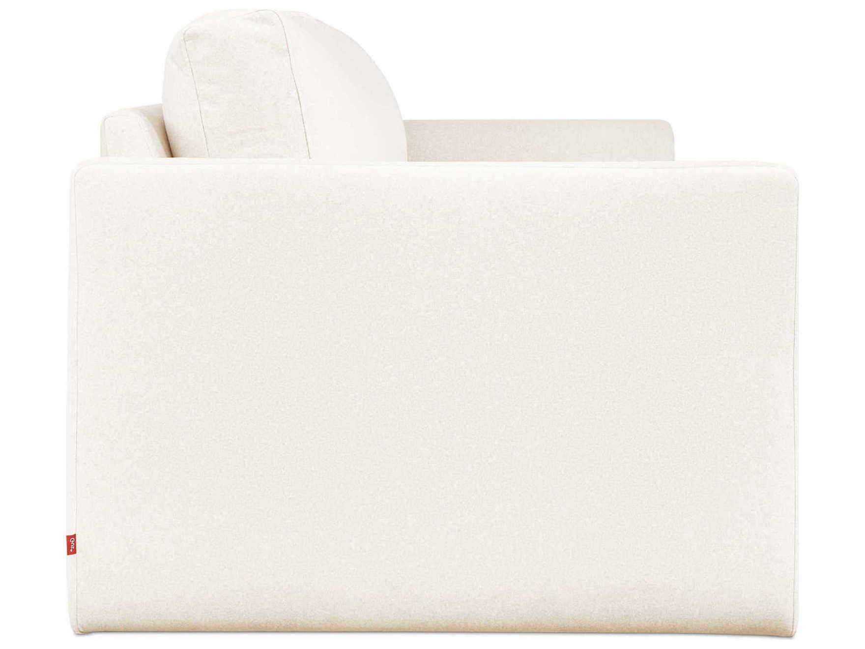 Gus* Modern Laurel Merino Cream White Upholstered Sofa