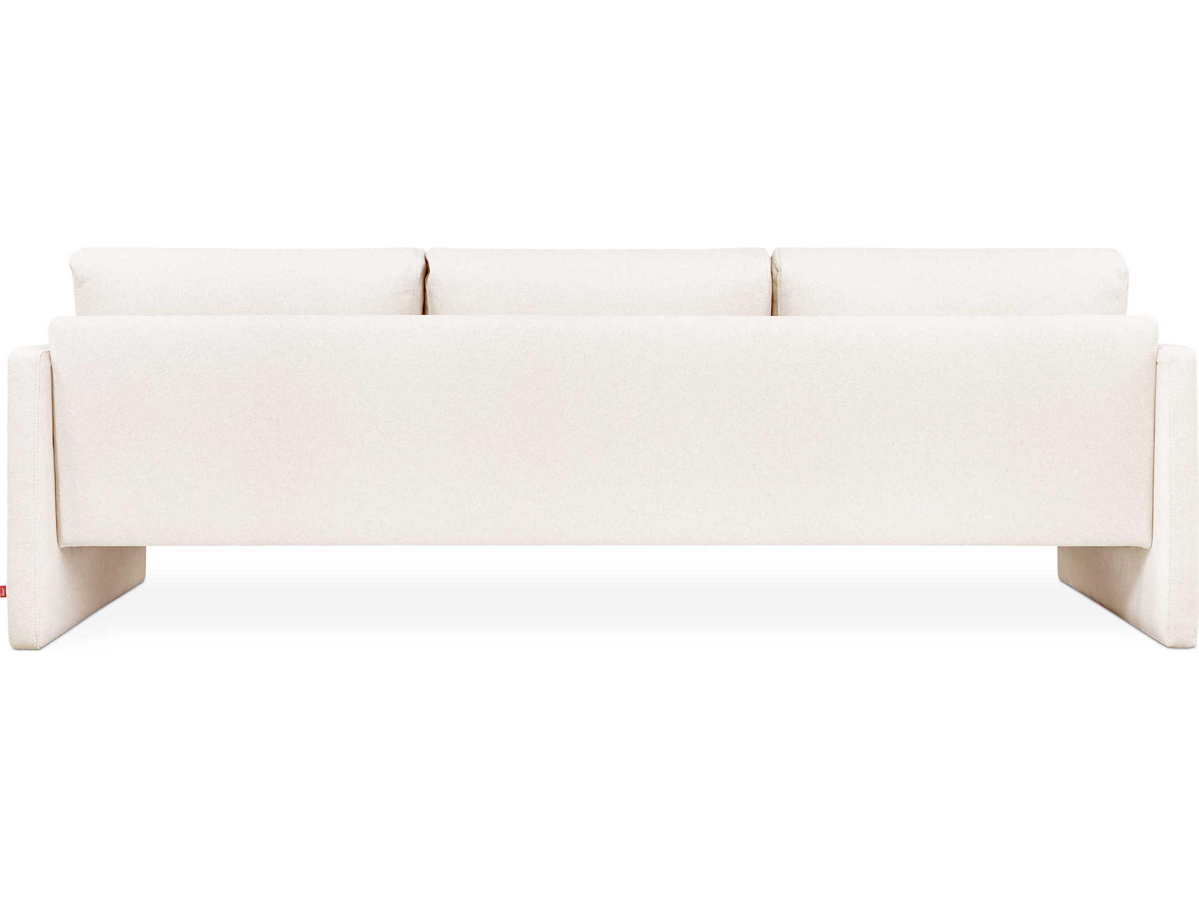 Gus* Modern Laurel Merino Cream White Upholstered Sofa