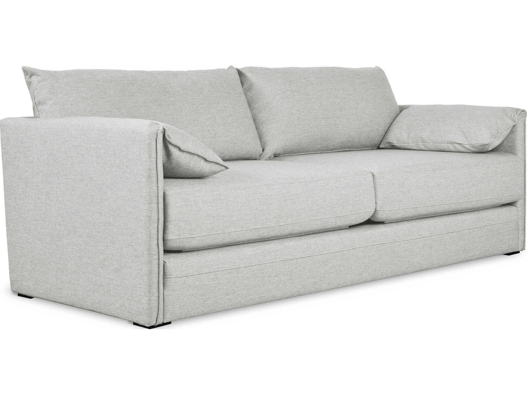 Gus* Modern Neru Dawson Moon Gray Upholstered Sofa Bed