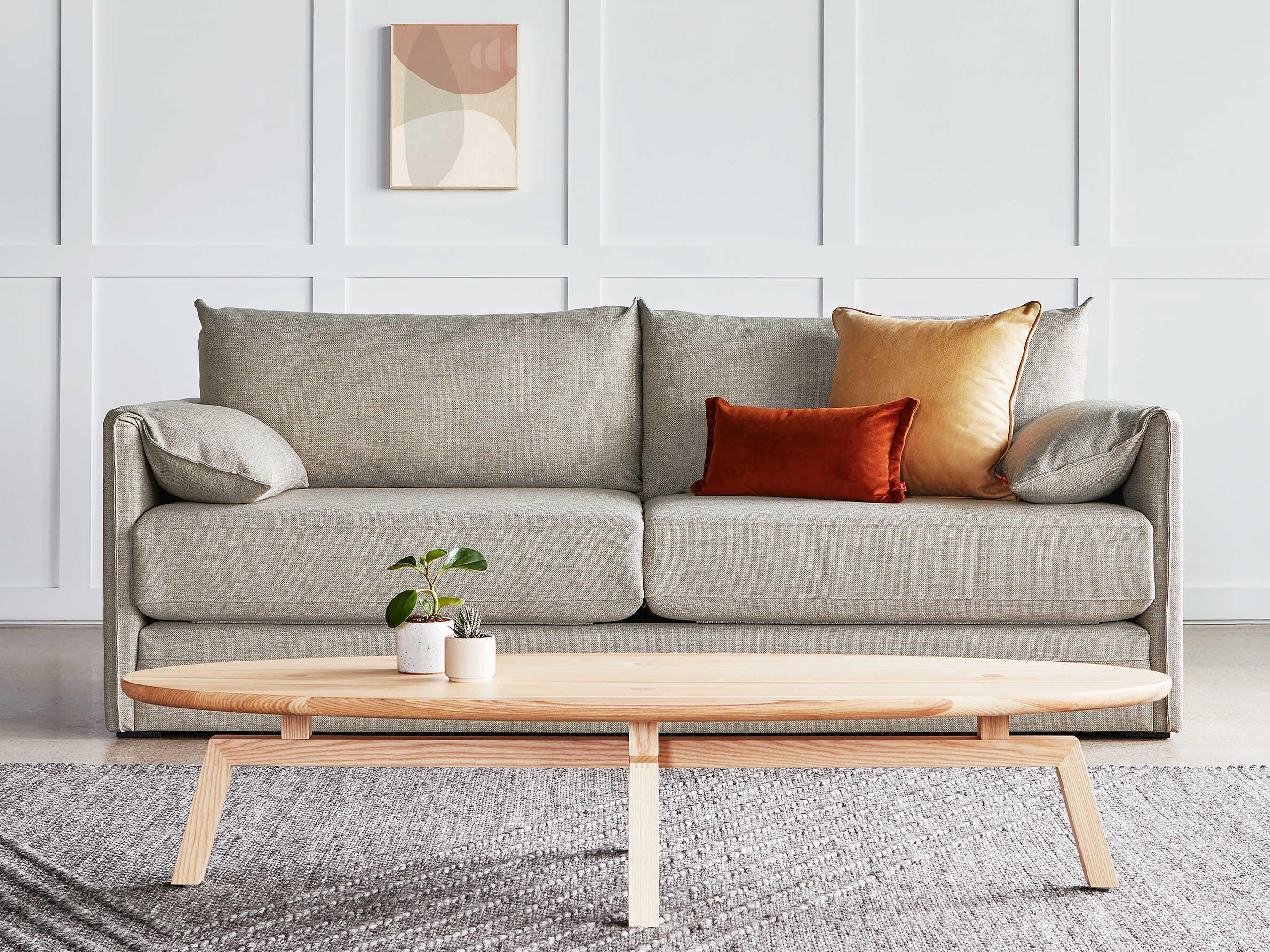 Gus* Modern Neru Dawson Moon Gray Upholstered Sofa Bed