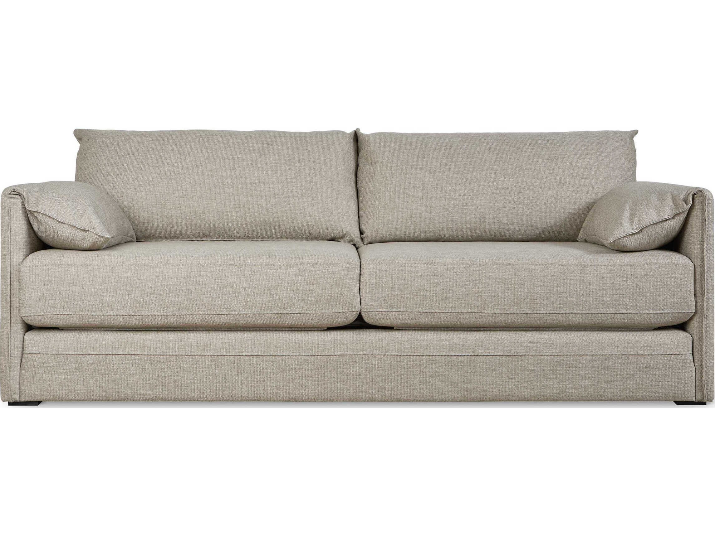 Gus* Modern Neru Dawson Owl Beige Upholstered Sofa Bed