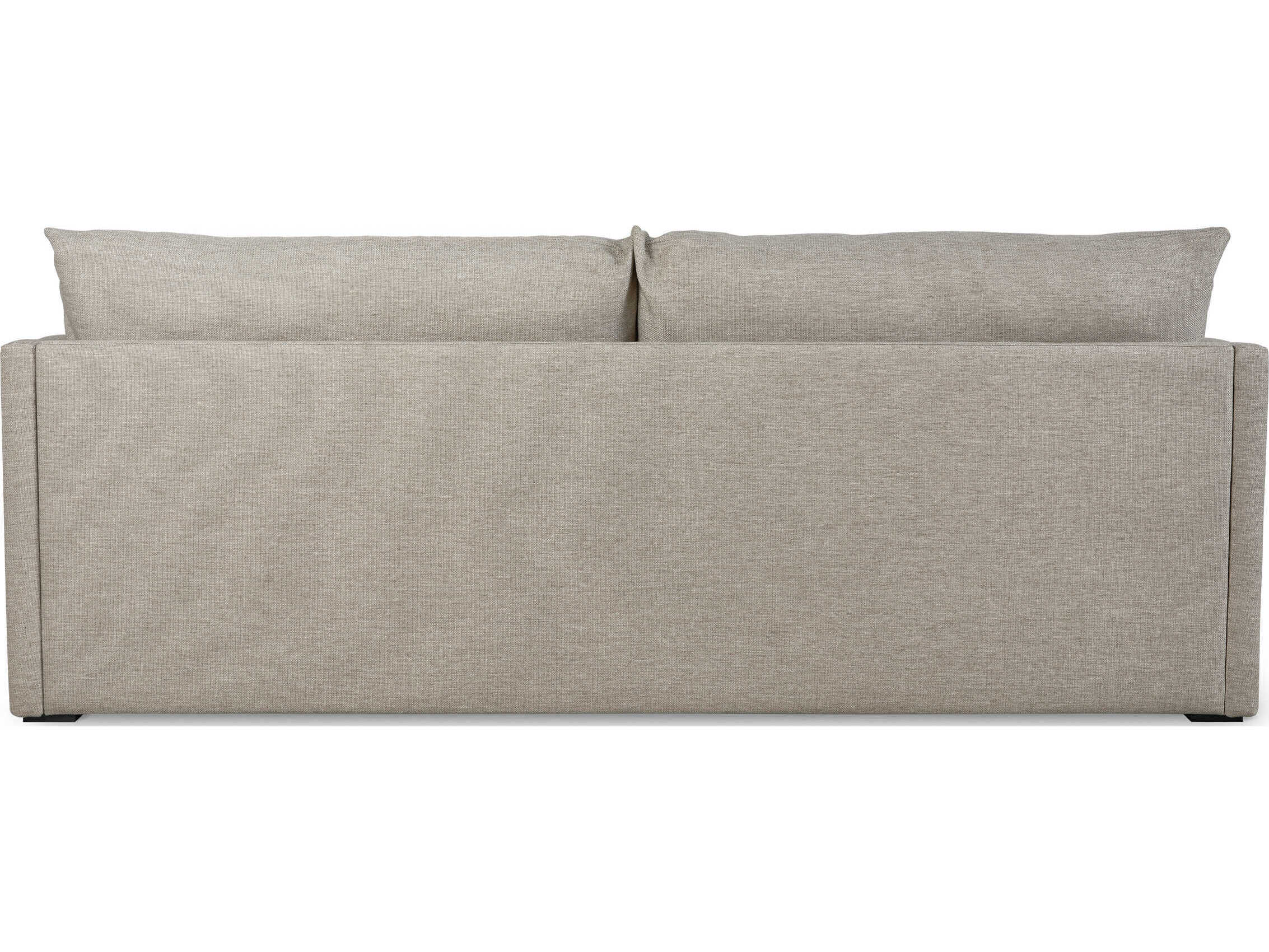 Gus* Modern Neru Dawson Owl Beige Upholstered Sofa Bed