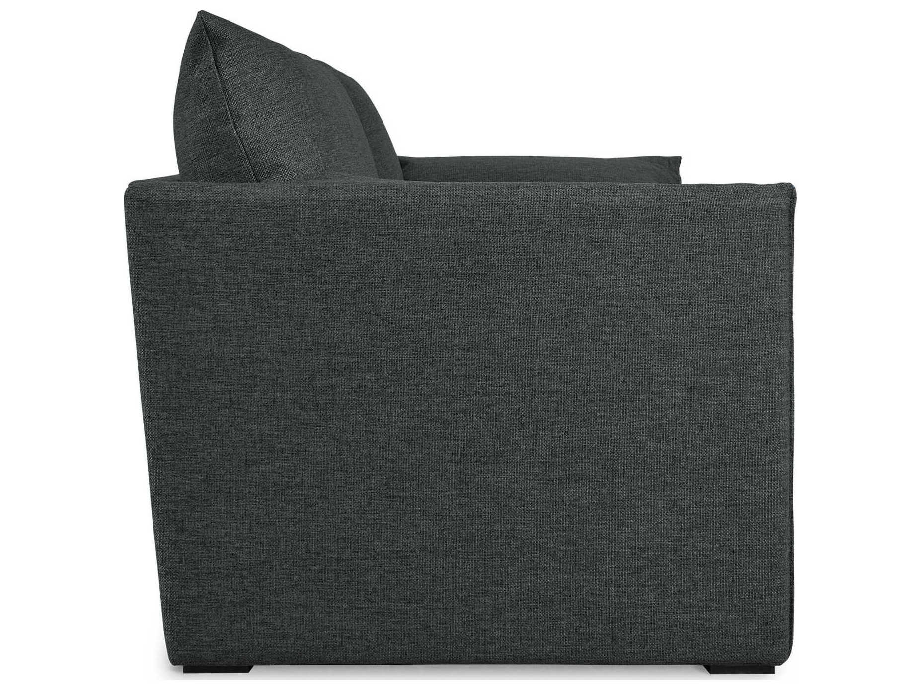 Gus* Modern Neru Dawson Stratus Gray Upholstered Sofa Bed