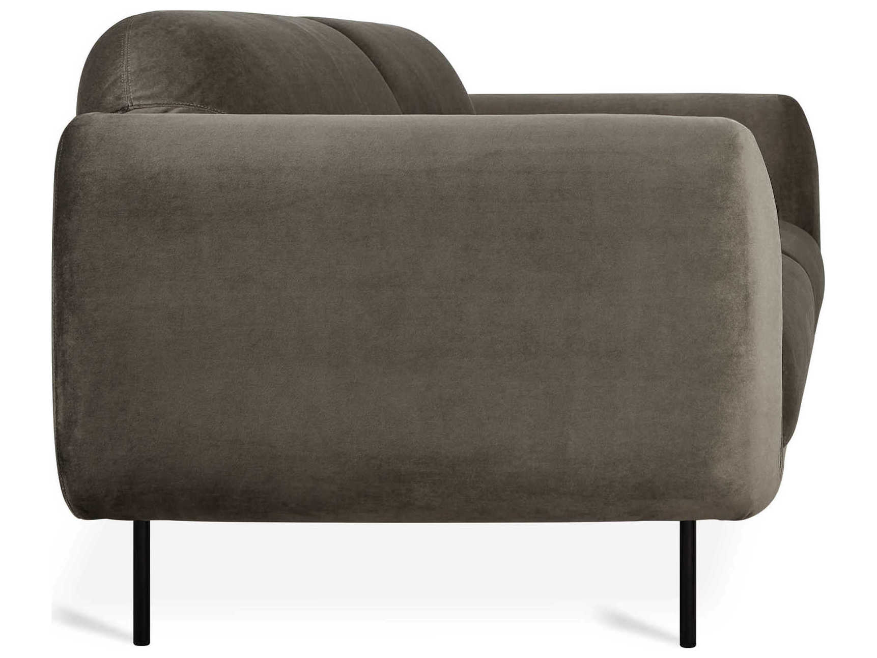 Gus* Modern Nord Cassella Mink Gray Upholstered Sofa