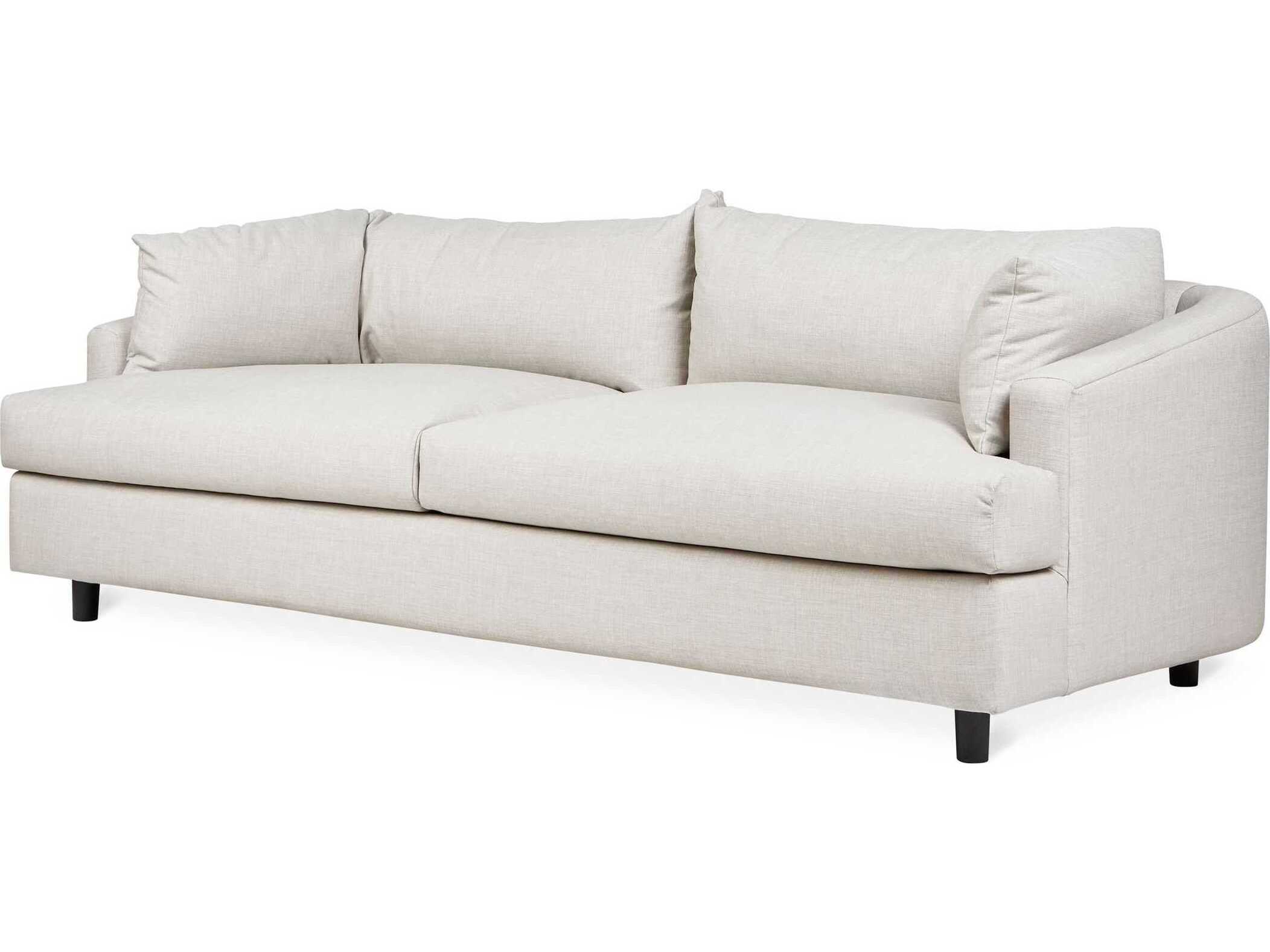 Gus* Modern Thalia White Upholstered Sofa