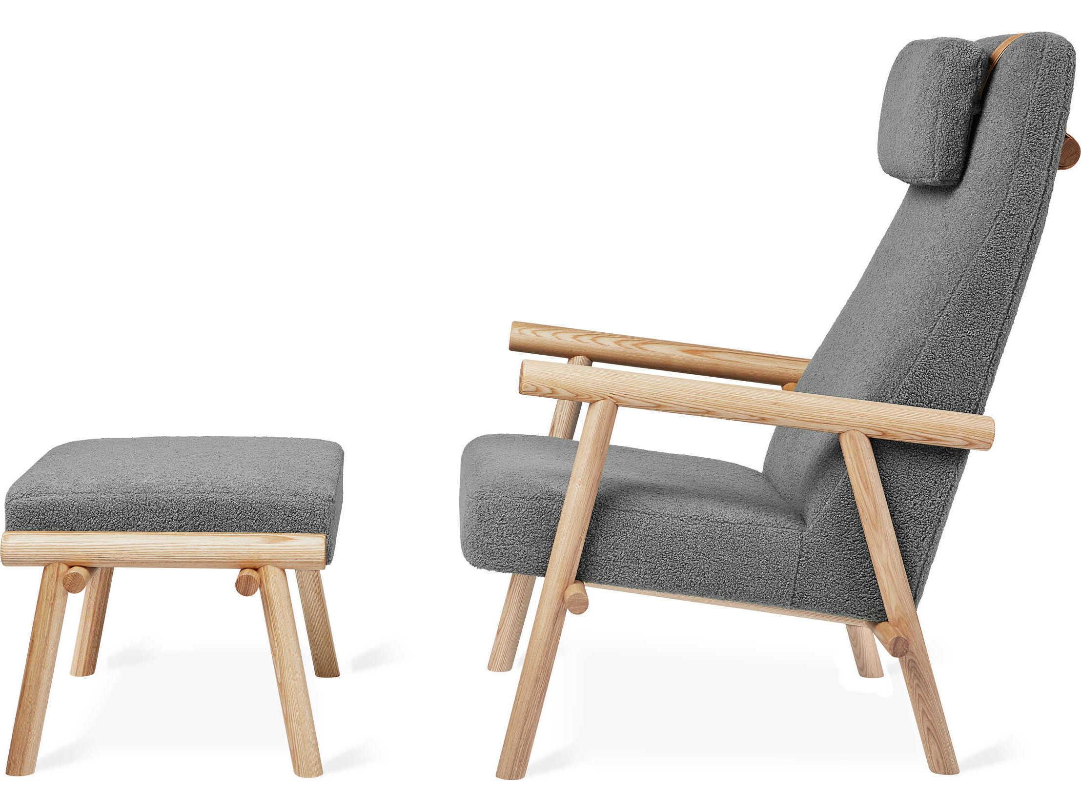 Gus* Modern Labrador Brown Fabric Accent Chair