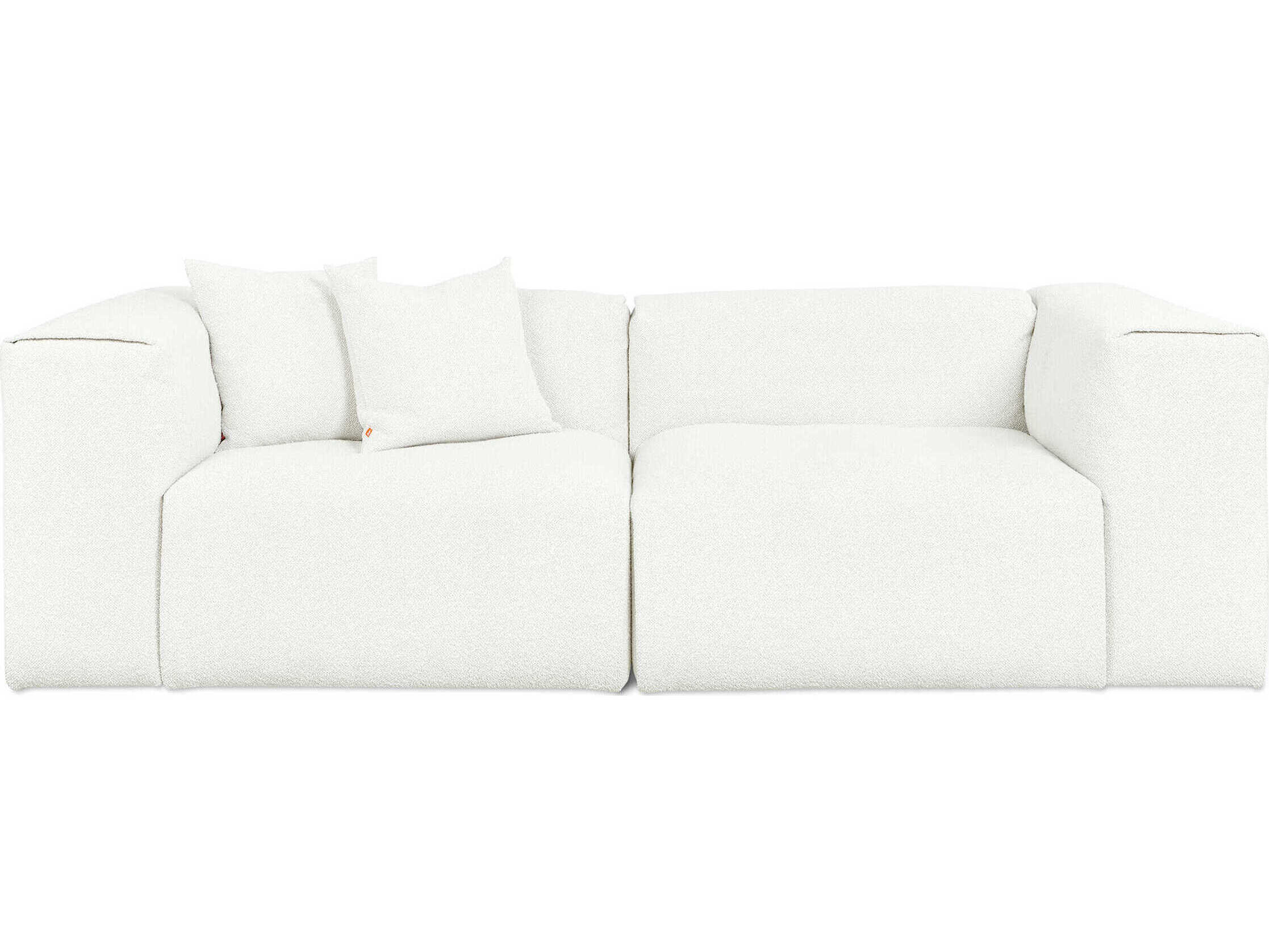 Gus* Modern Nest Morris Bone White Upholstered Sofa