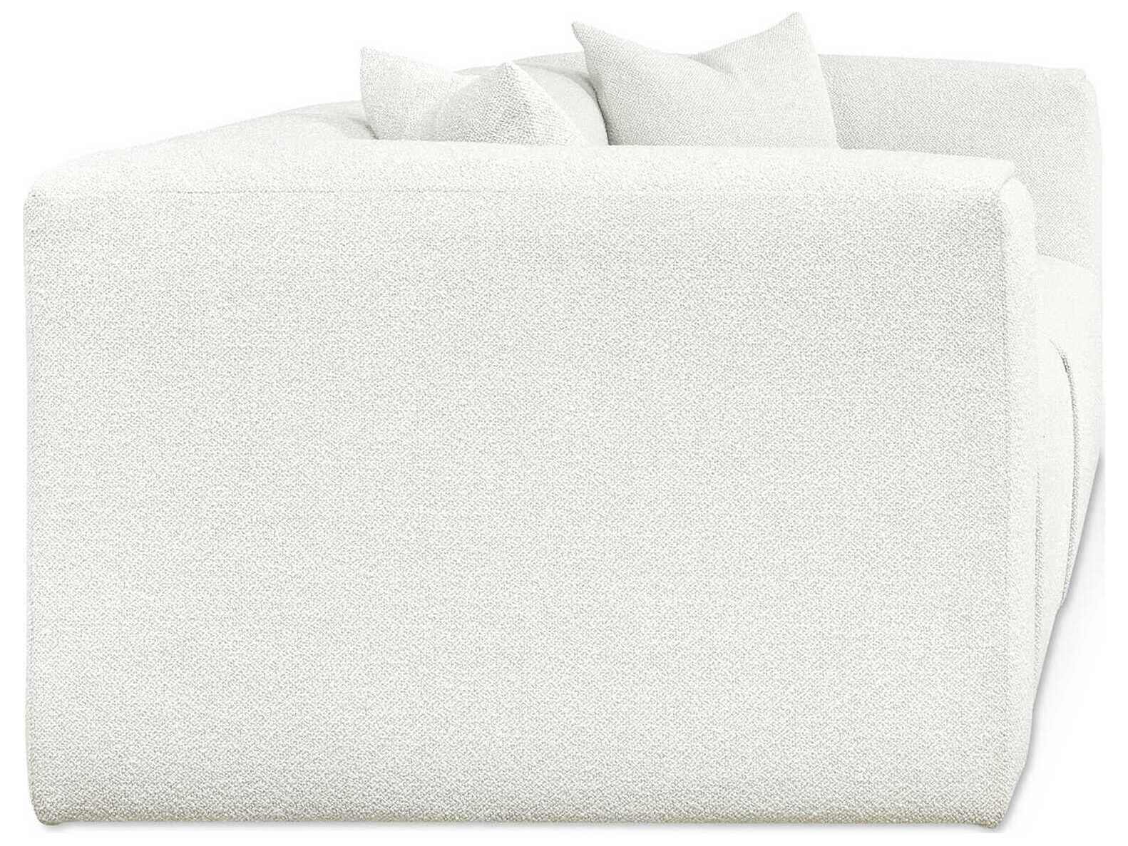 Gus* Modern Nest Morris Bone White Upholstered Sofa