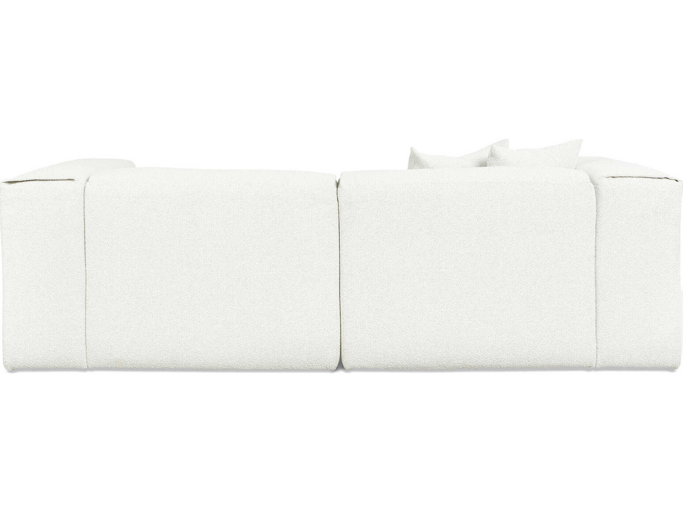 Gus* Modern Nest Morris Bone White Upholstered Sofa