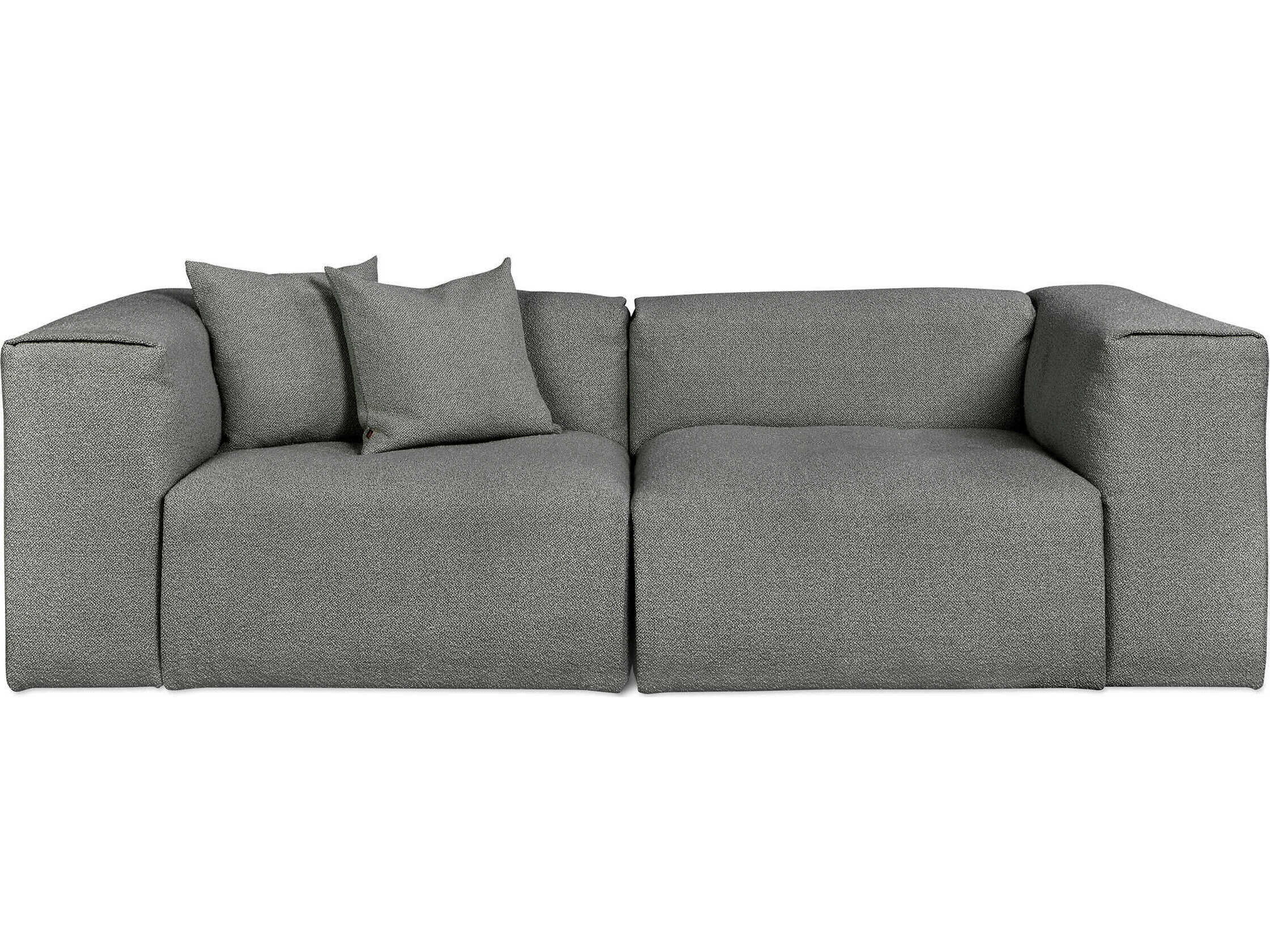 Gus* Modern Nest Morris Scoria Green Upholstered Sofa