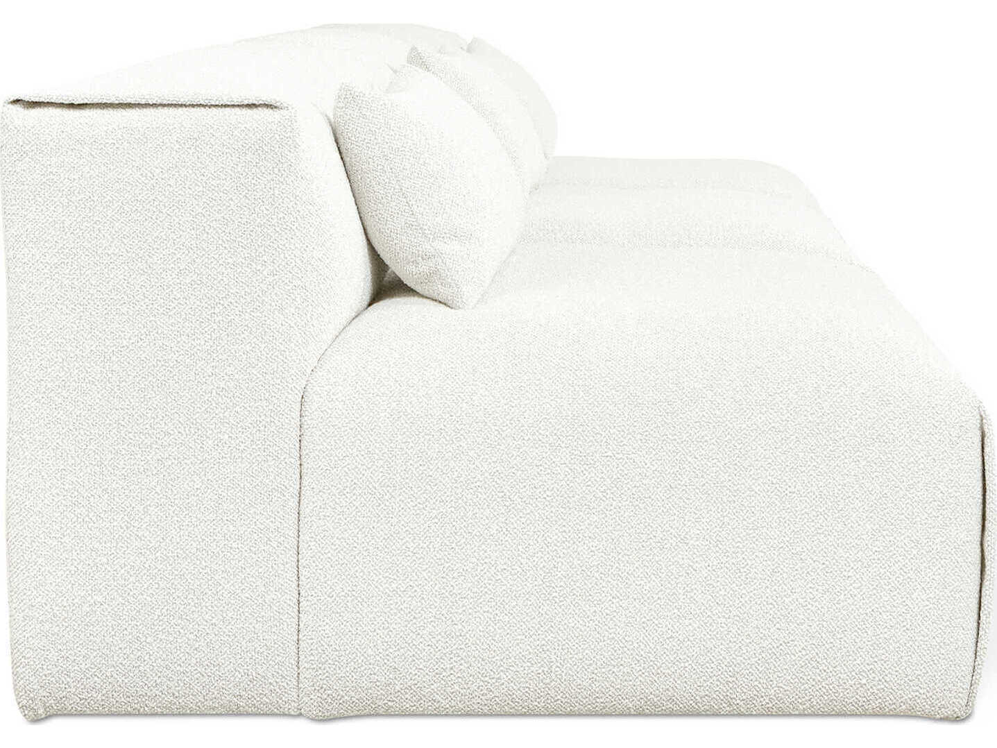Gus* Modern Nest Morris Bone White Upholstered Sofa