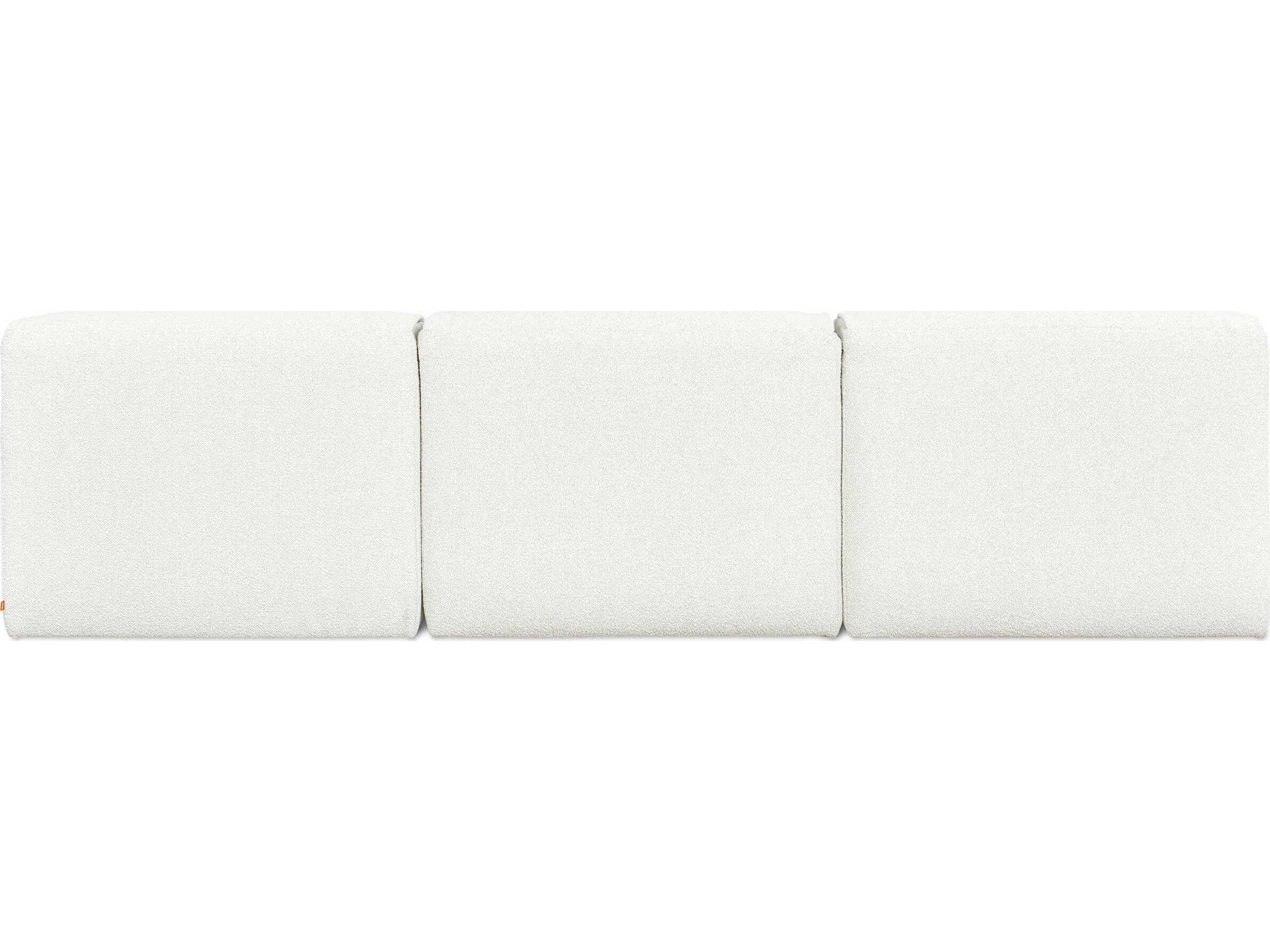 Gus* Modern Nest Morris Bone White Upholstered Sofa