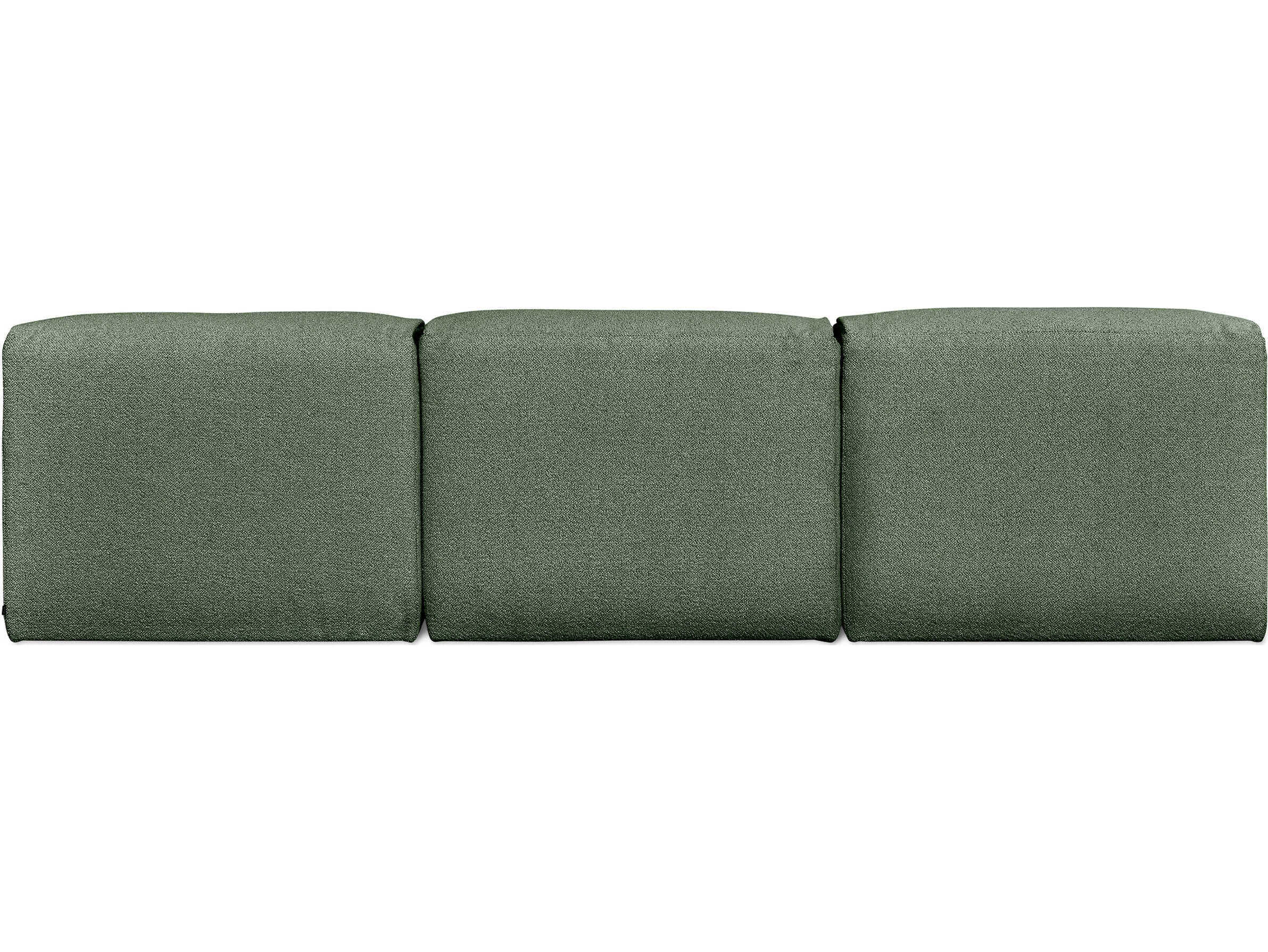 Gus* Modern Nest Morris Pine Green Upholstered Sofa