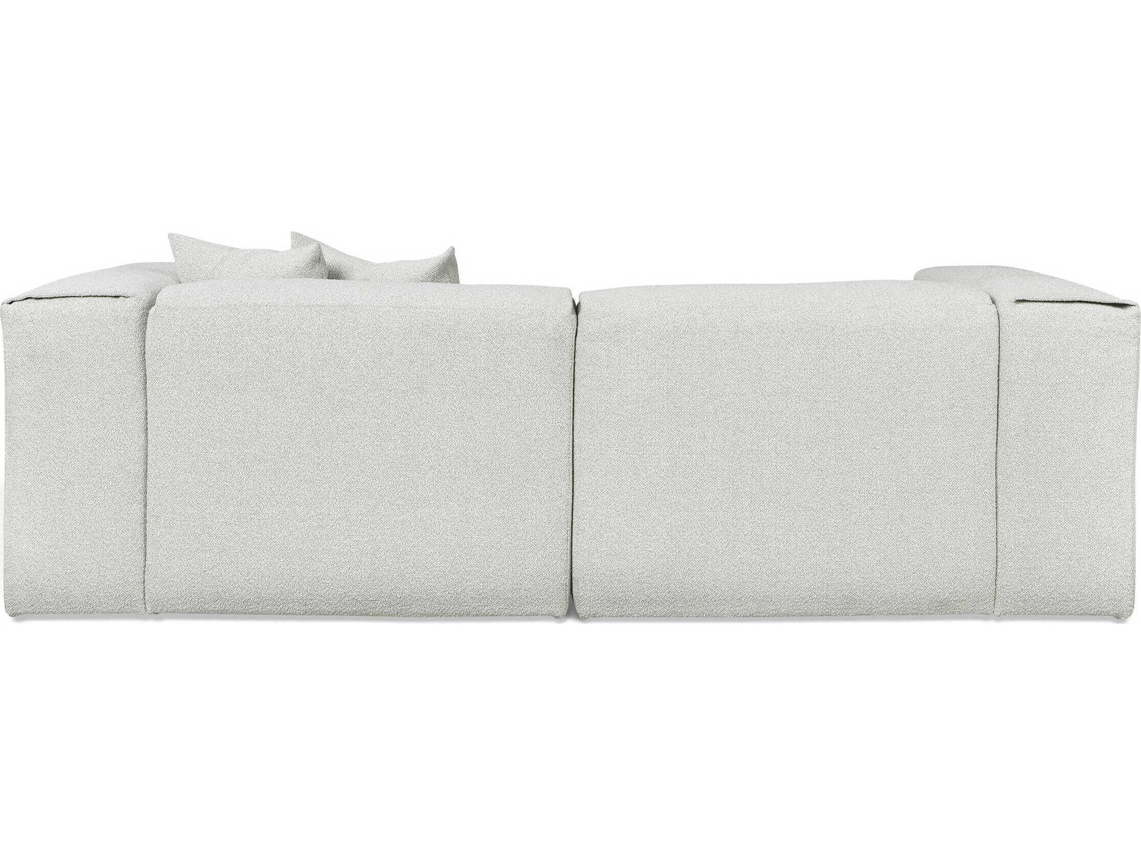 Gus* Modern Nest Gray Upholstered Sectional Sofa