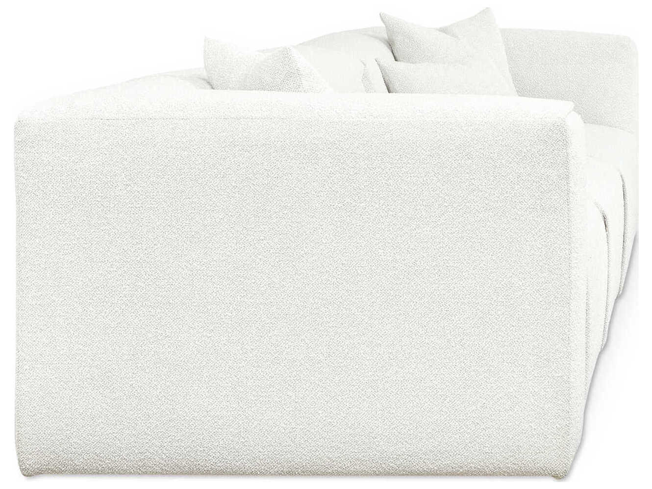 Gus* Modern Nest Morris Bone White Upholstered Sofa