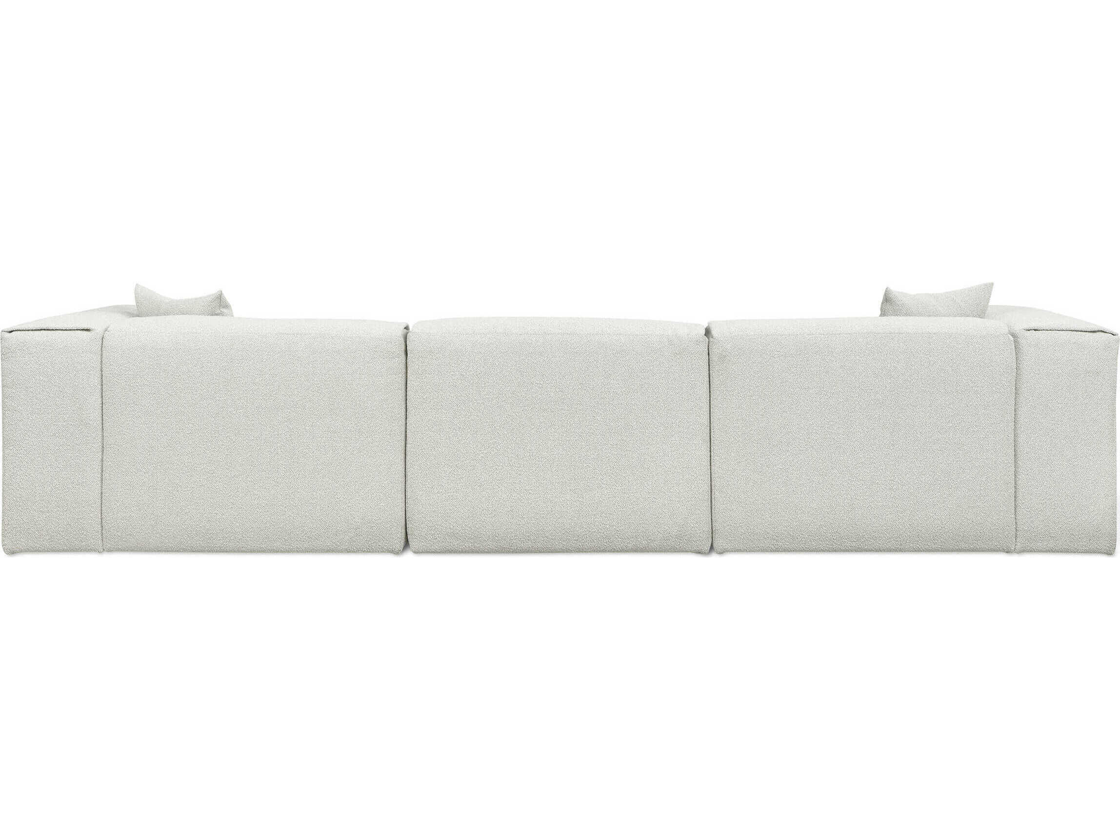 Gus* Modern Nest Morris Fog Gray Upholstered Sofa