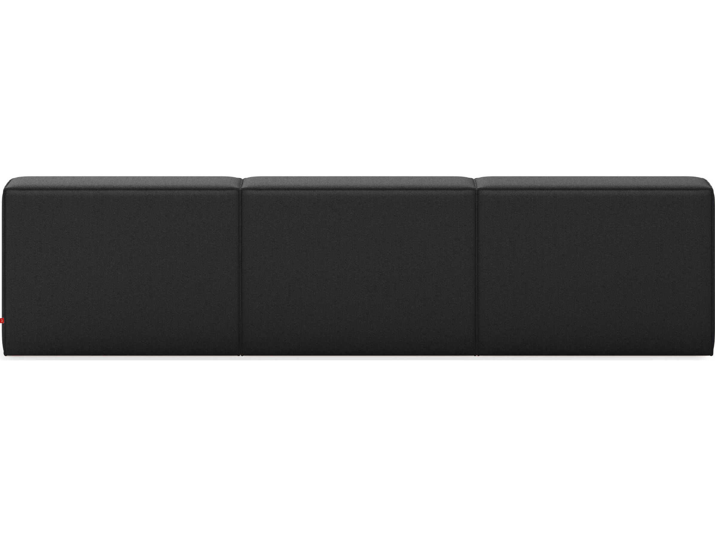 Gus* Modern Mix Mowat Raven Black Upholstered Sofa