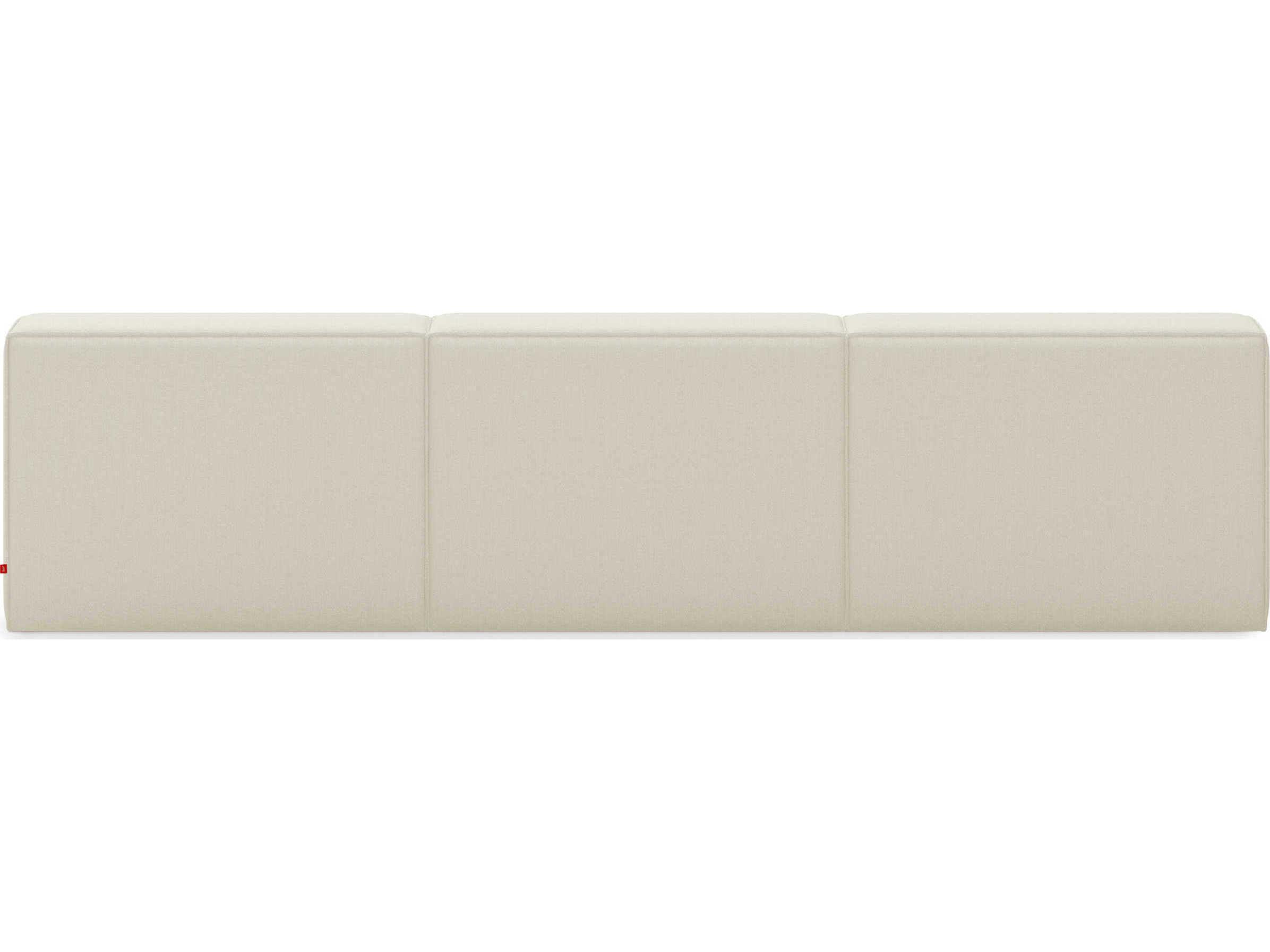 Gus* Modern Mix Mowat Sand White Upholstered Sofa