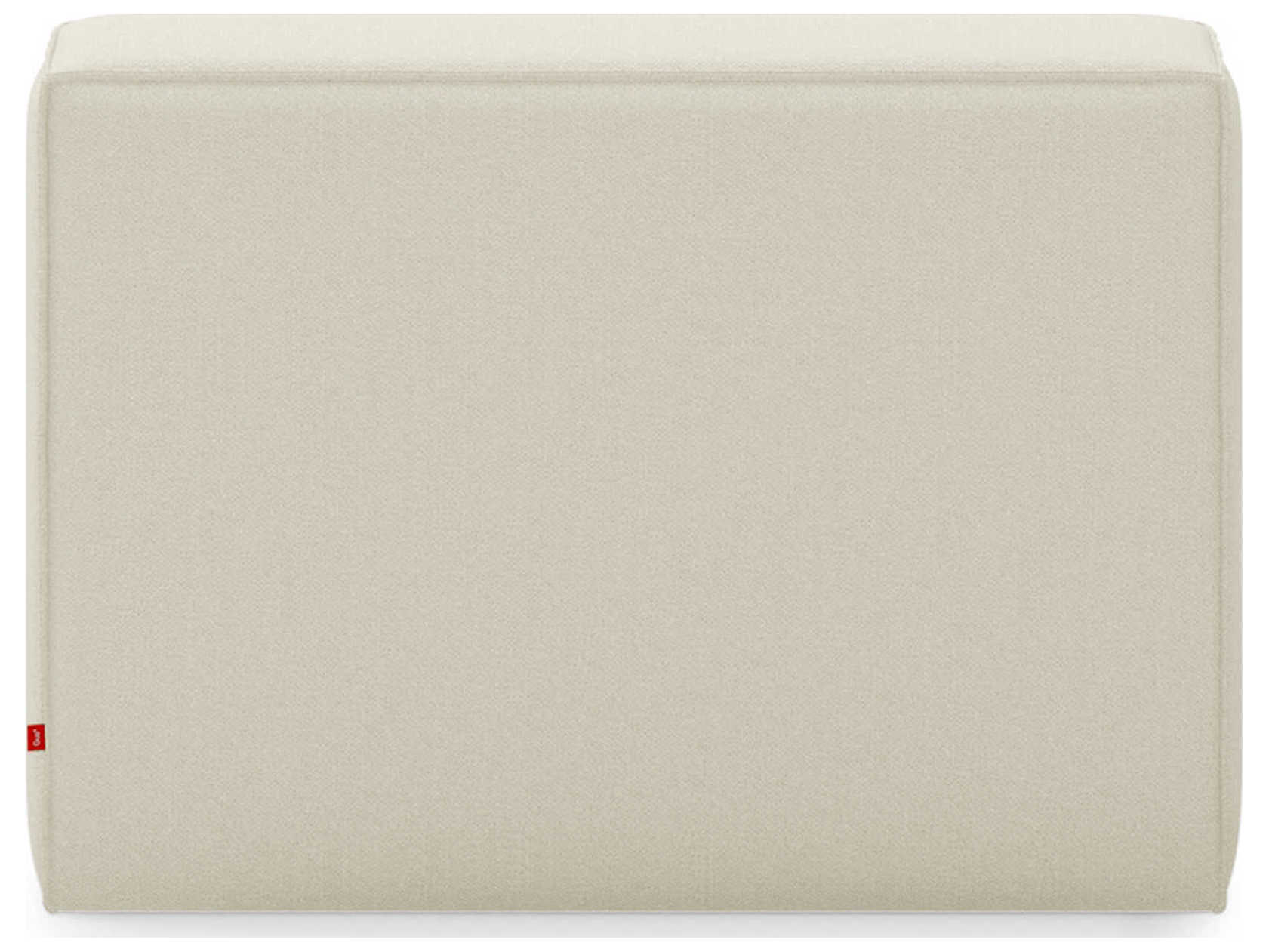 Gus* Modern Mix Mowat Sand White Upholstered Chaise