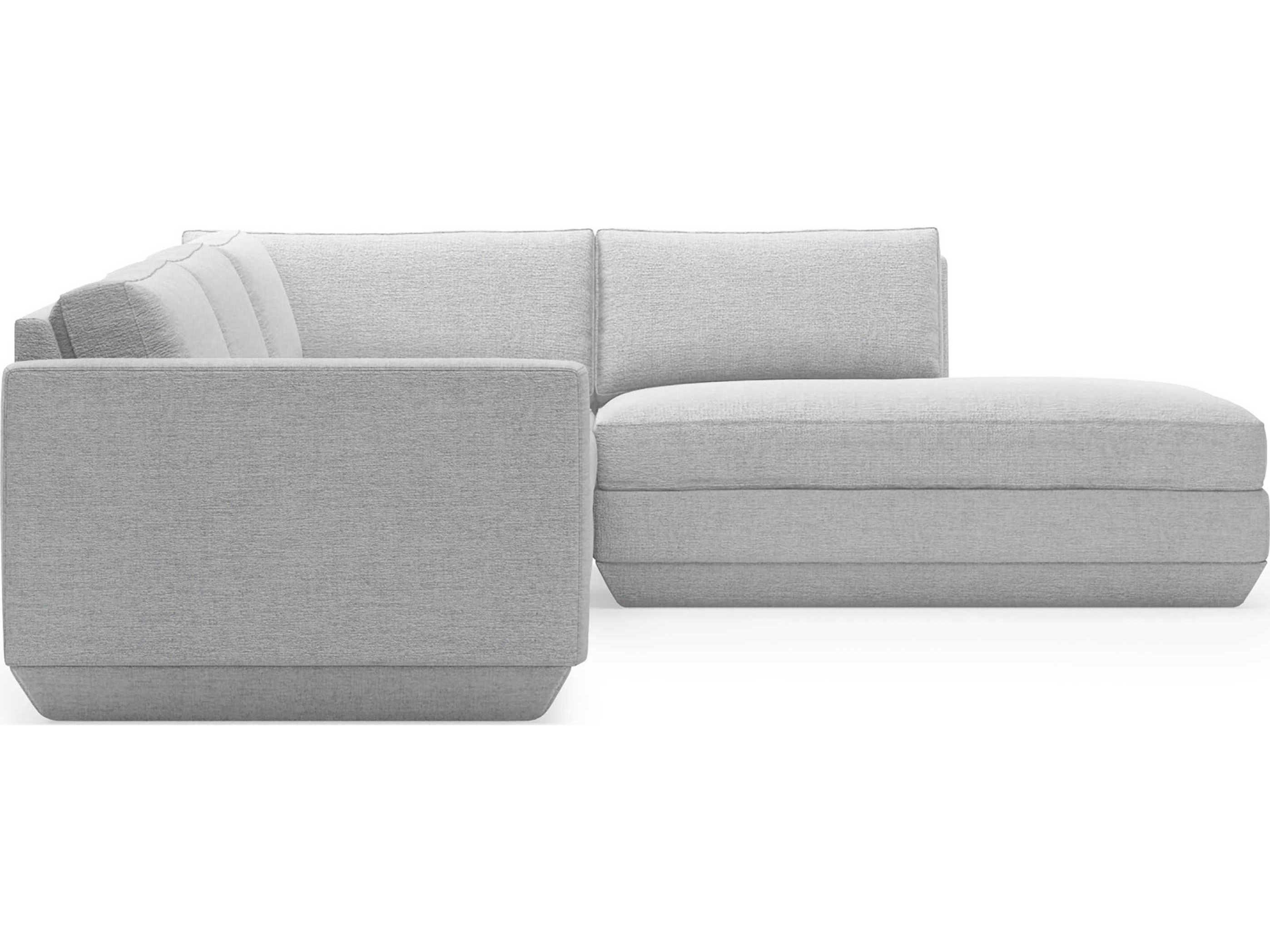 Gus* Modern Podium Upholstered Sectional Sofa