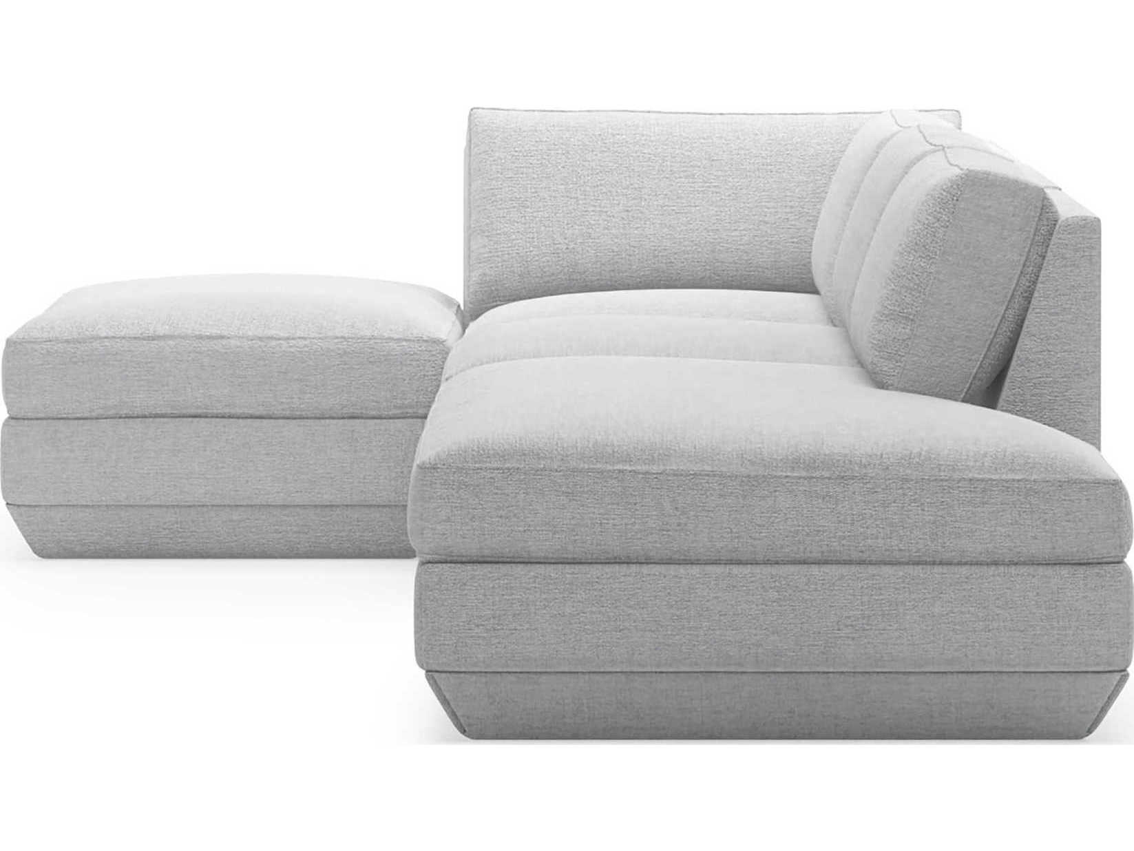 Gus* Modern Podium Upholstered Sectional Sofa