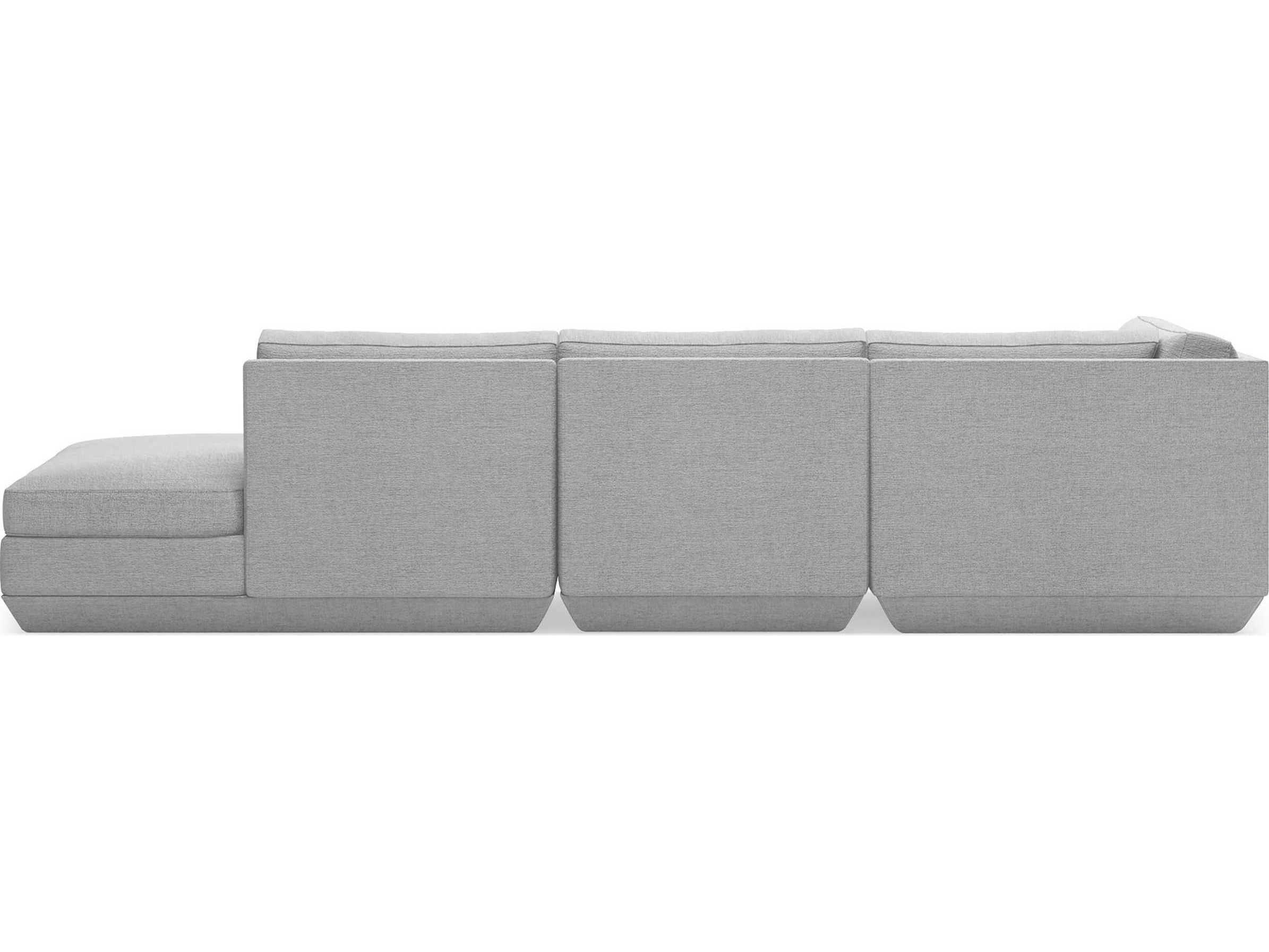 Gus* Modern Podium Upholstered Sectional Sofa