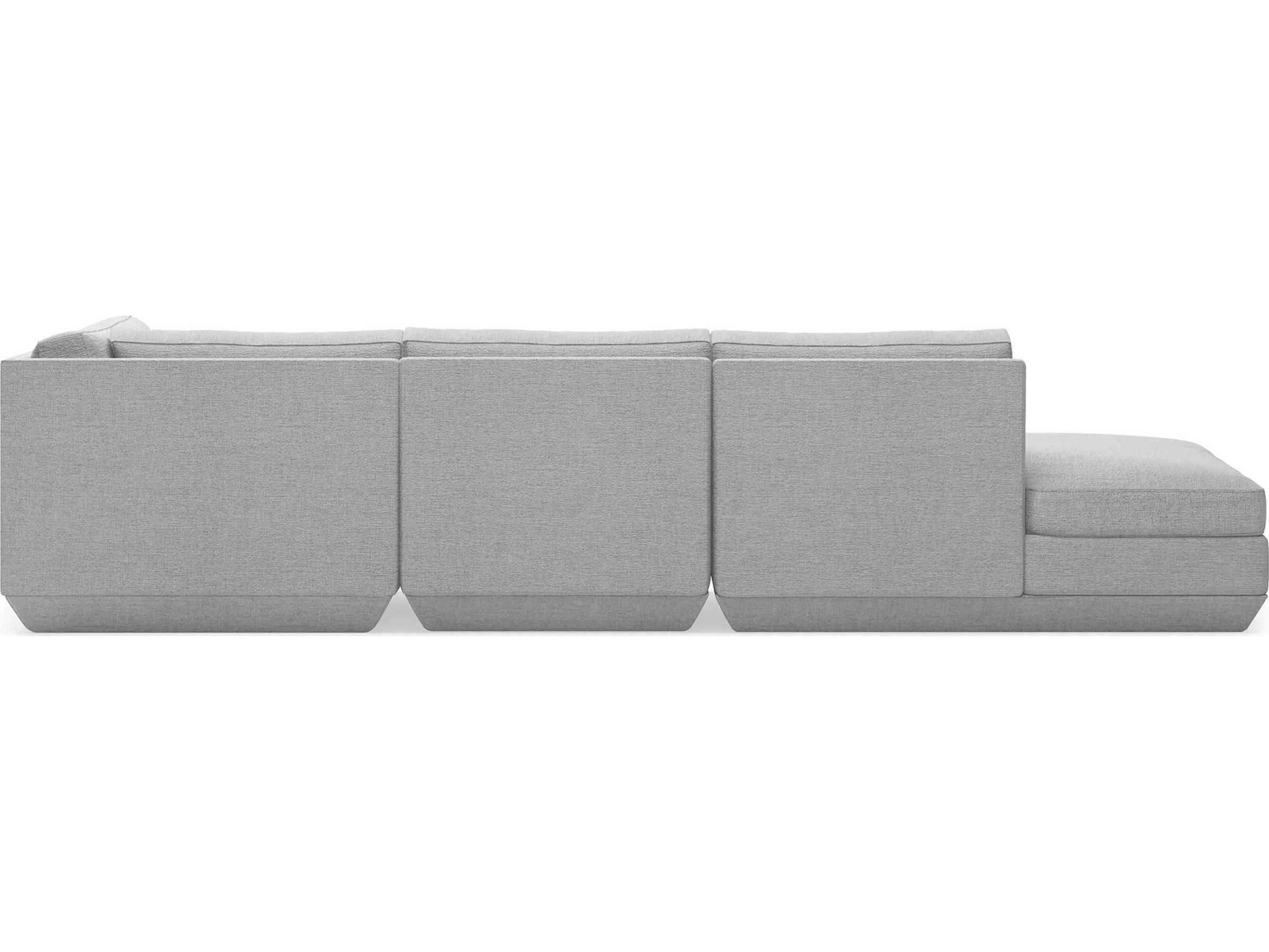 Gus* Modern Podium Upholstered Sectional Sofa