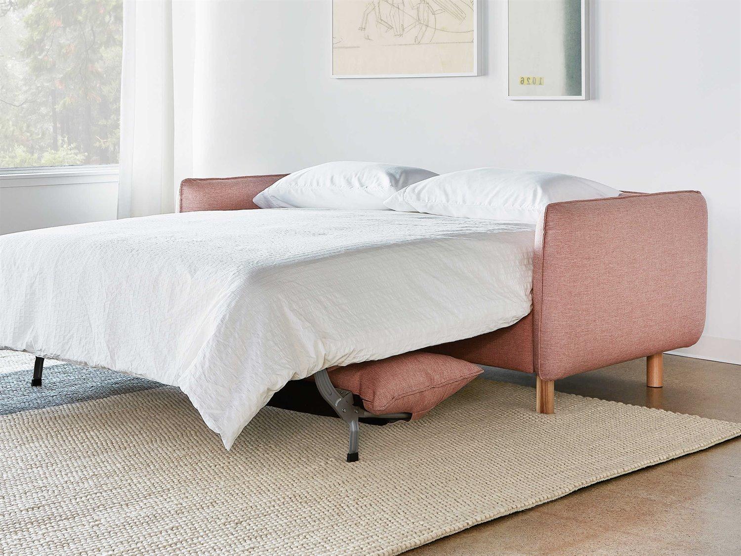 Gus* Modern Rialto Dawson Moon Gray Upholstered Sofa Bed