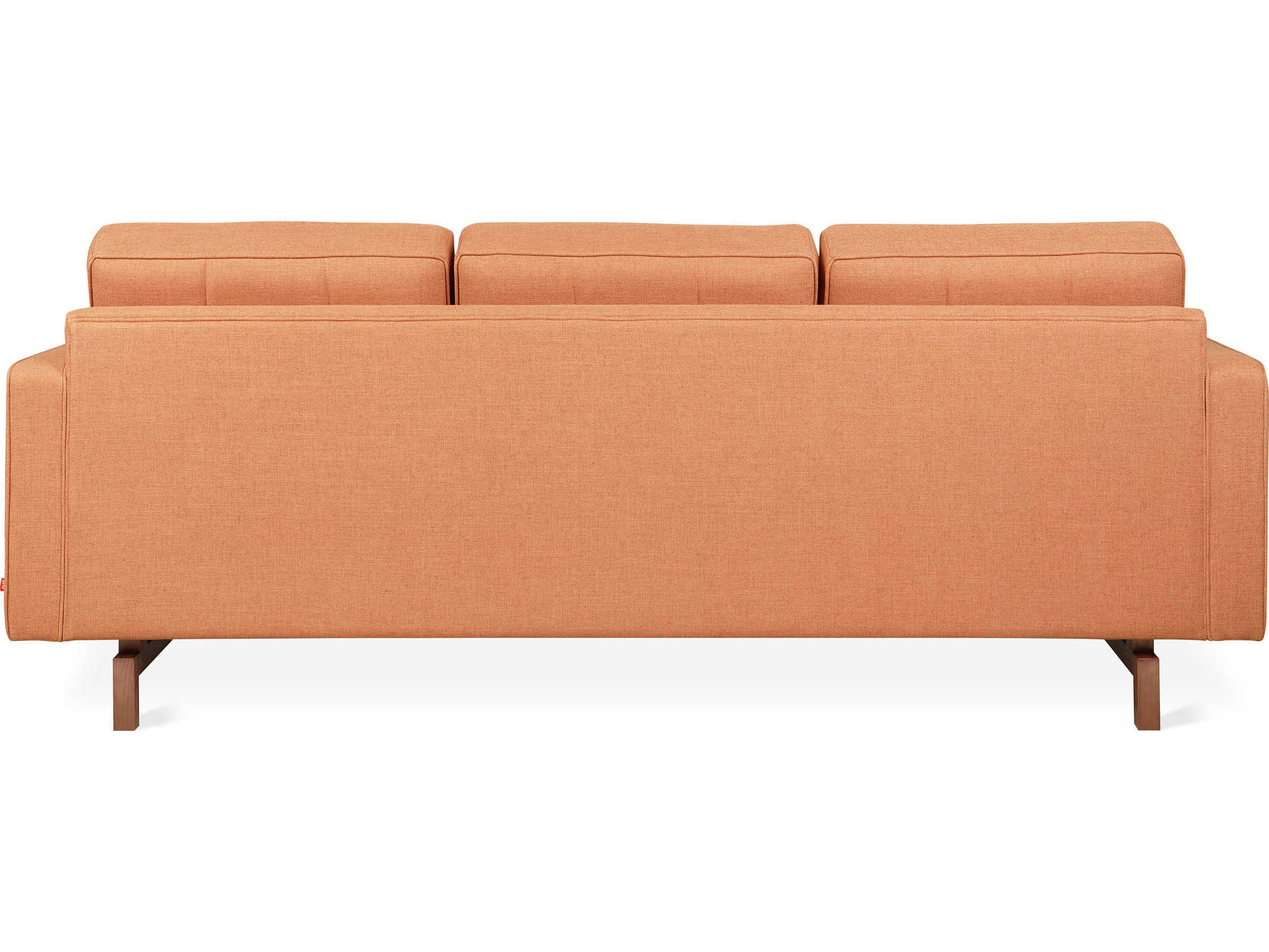 Gus* Modern Jane-2 Orange Upholstered Sectional Sofa