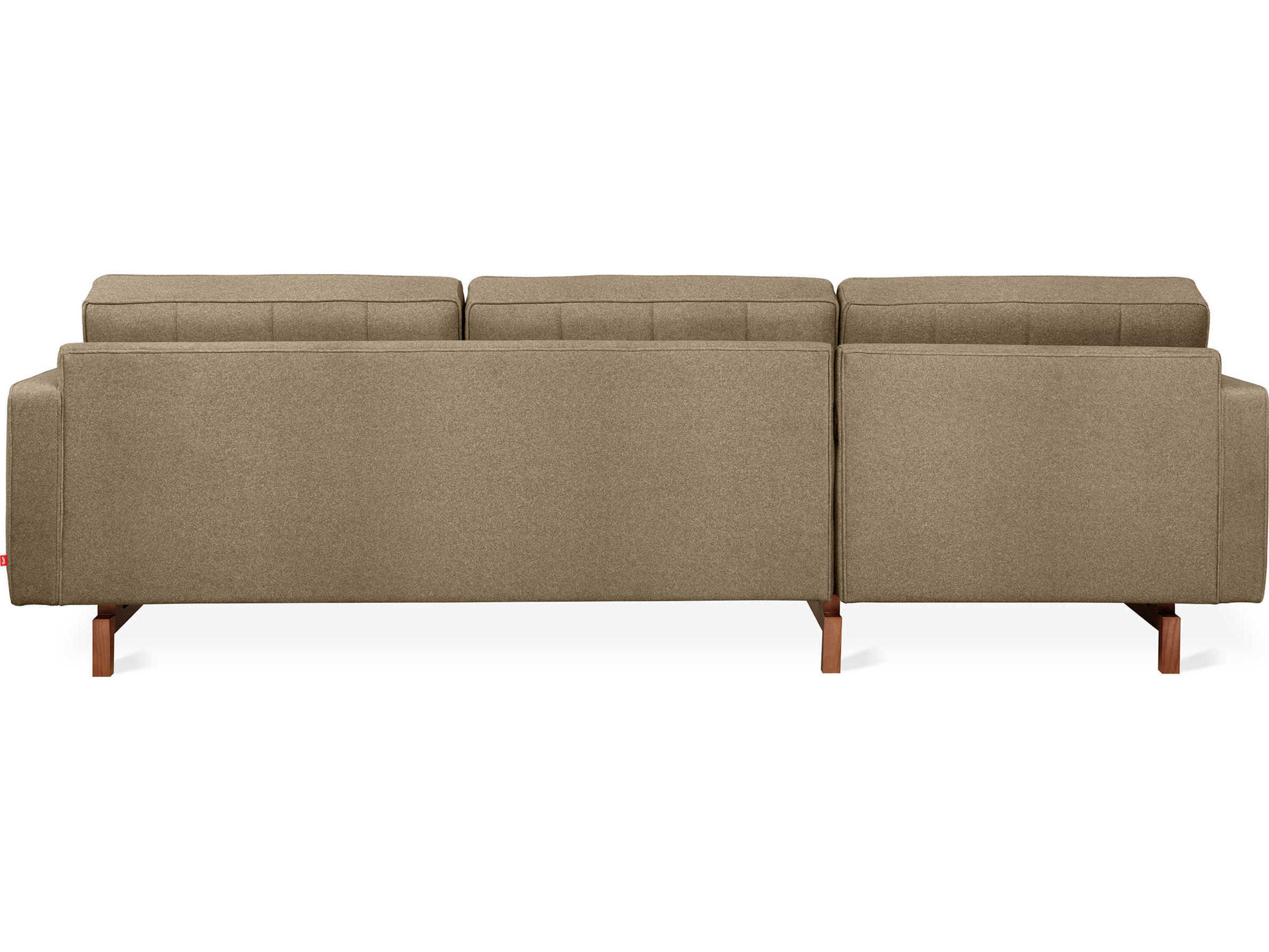 Gus* Modern Jane-2 Green Upholstered Sectional Sofa