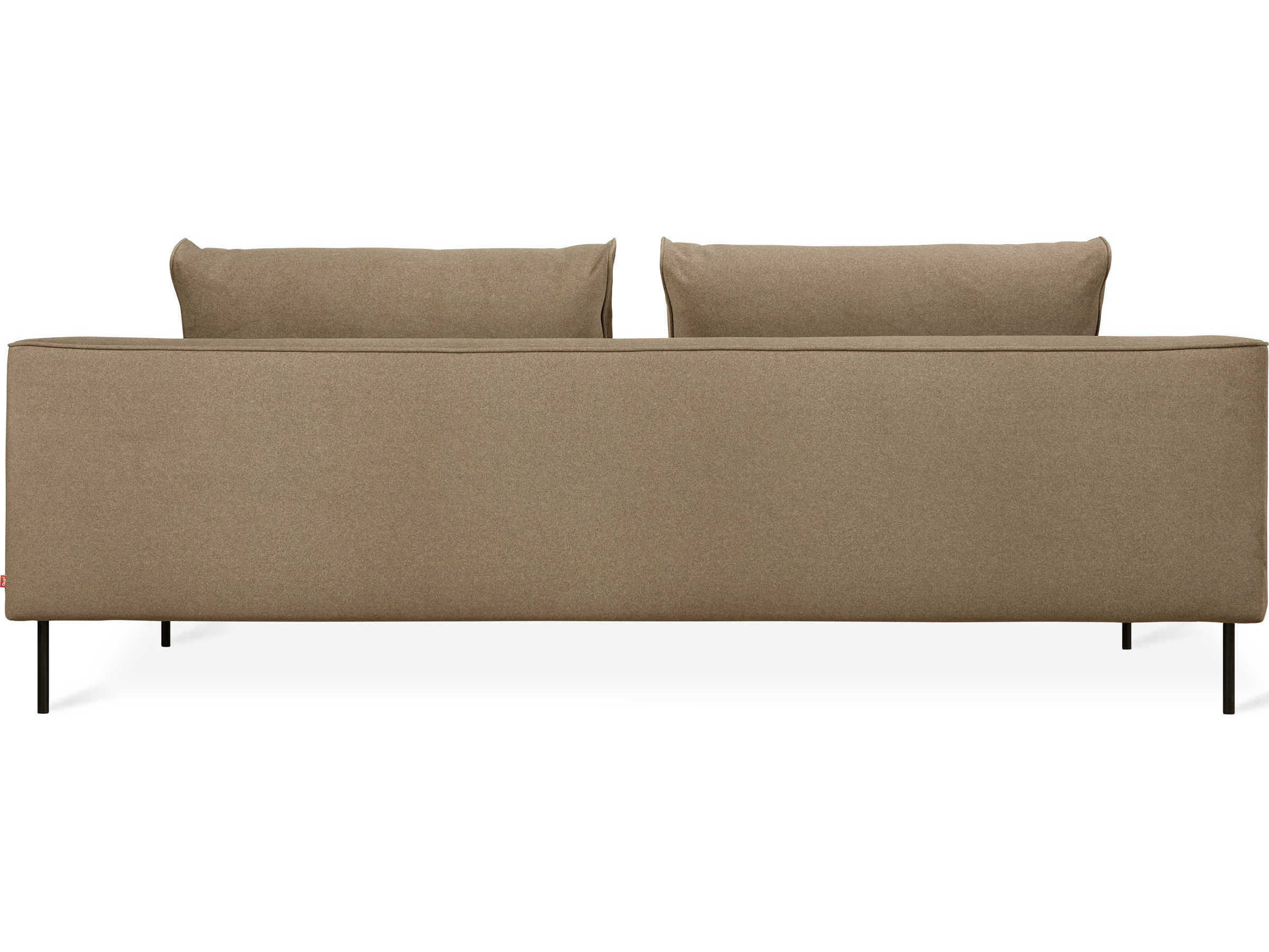 Gus* Modern Renfrew Black Upholstered Sectional Sofa