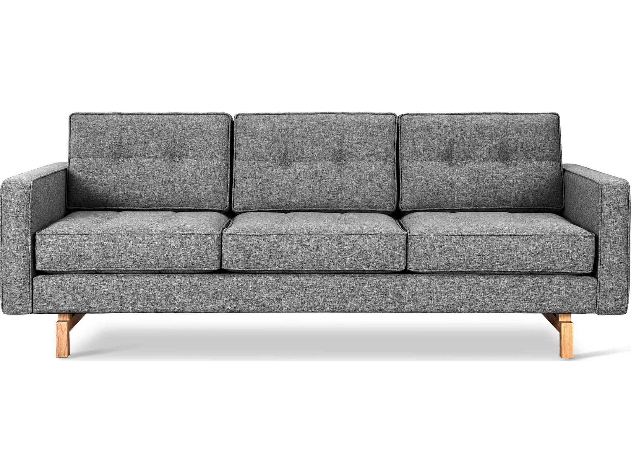 Gus* Modern Jane Gray Upholstered Sofa