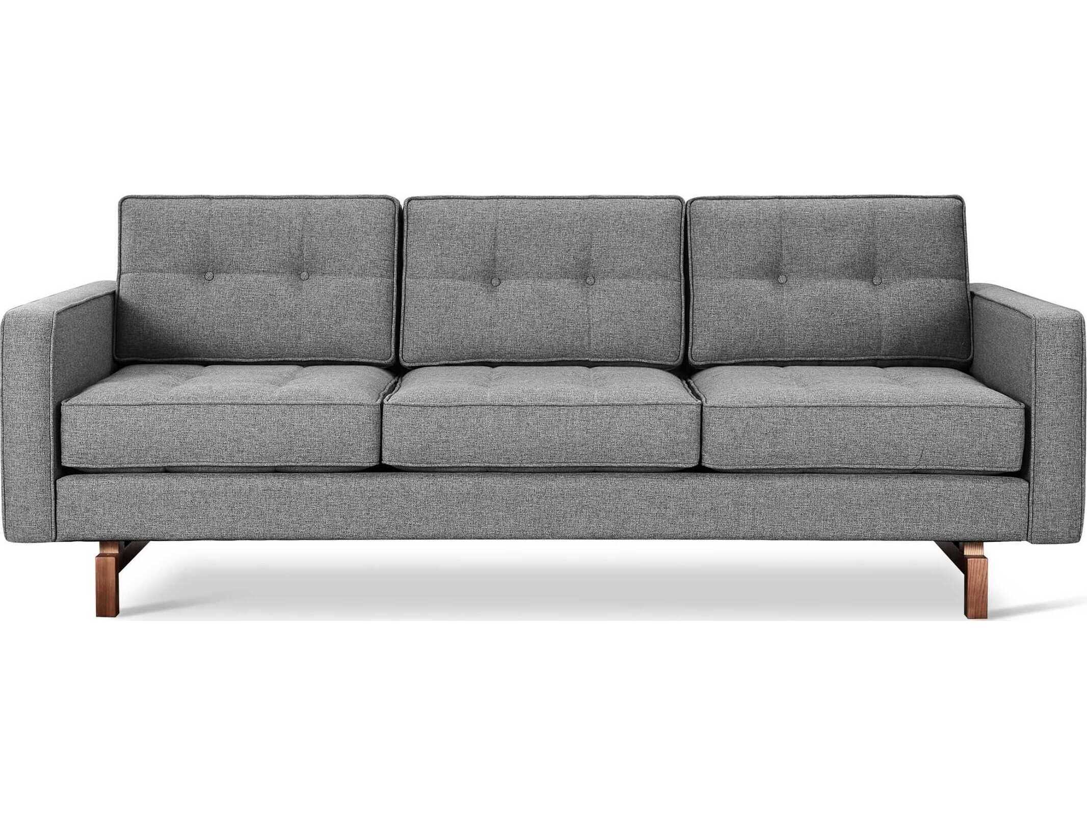 Gus* Modern Jane Gray Upholstered Sofa