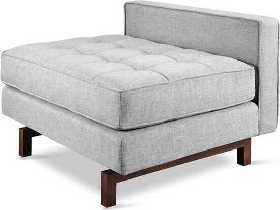 Gus* Modern Jane Gray Upholstered Chaise